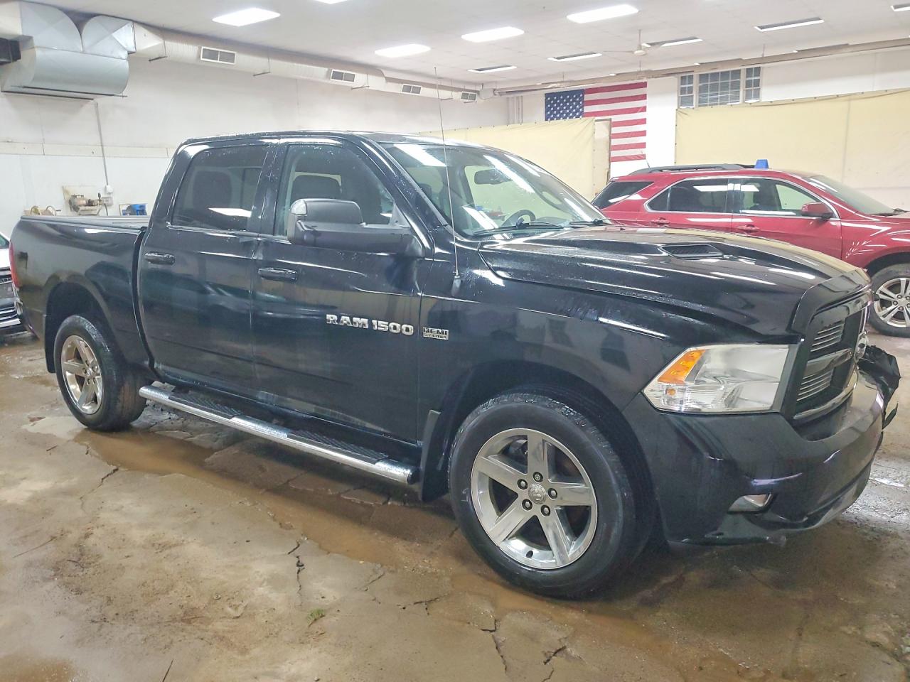 2012 Dodge Ram 1500 Sport Black vin: 1C6RD7MTXCS186381