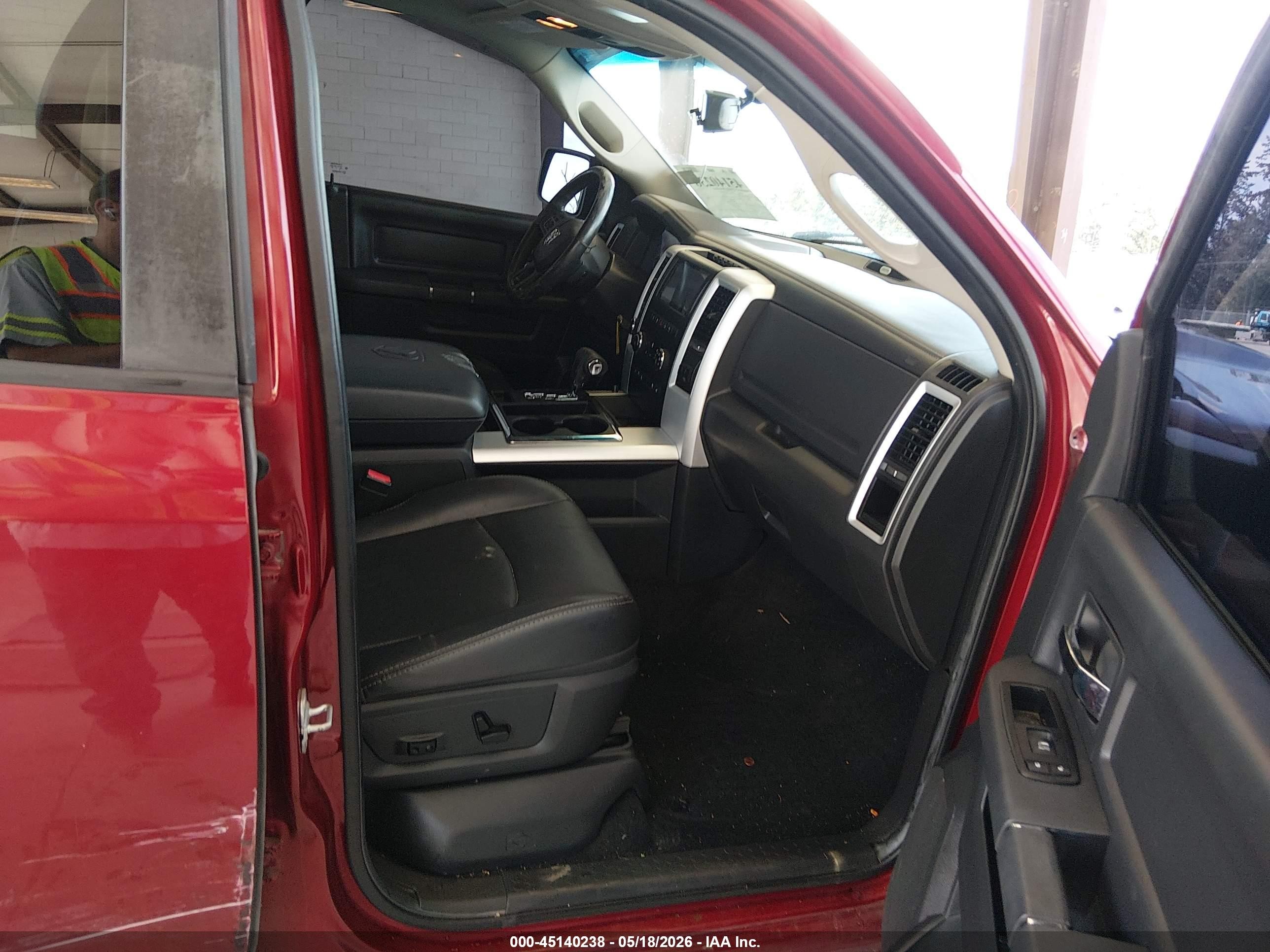 2012 Ram 1500 Sport Red vin: 1C6RD7MTXCS288702