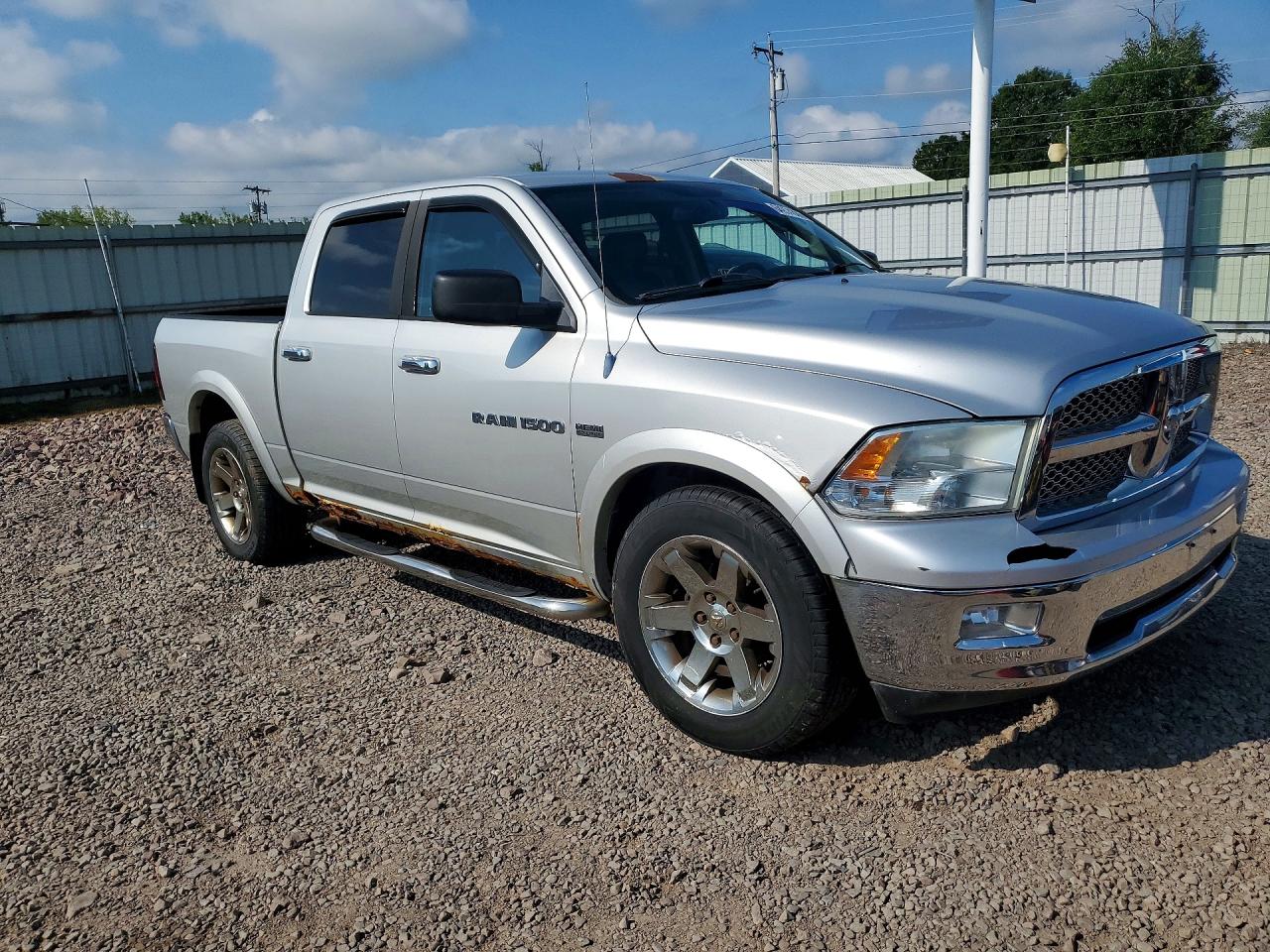 2012 Dodge Ram 1500 Laramie Silver vin: 1C6RD7NT0CS276444