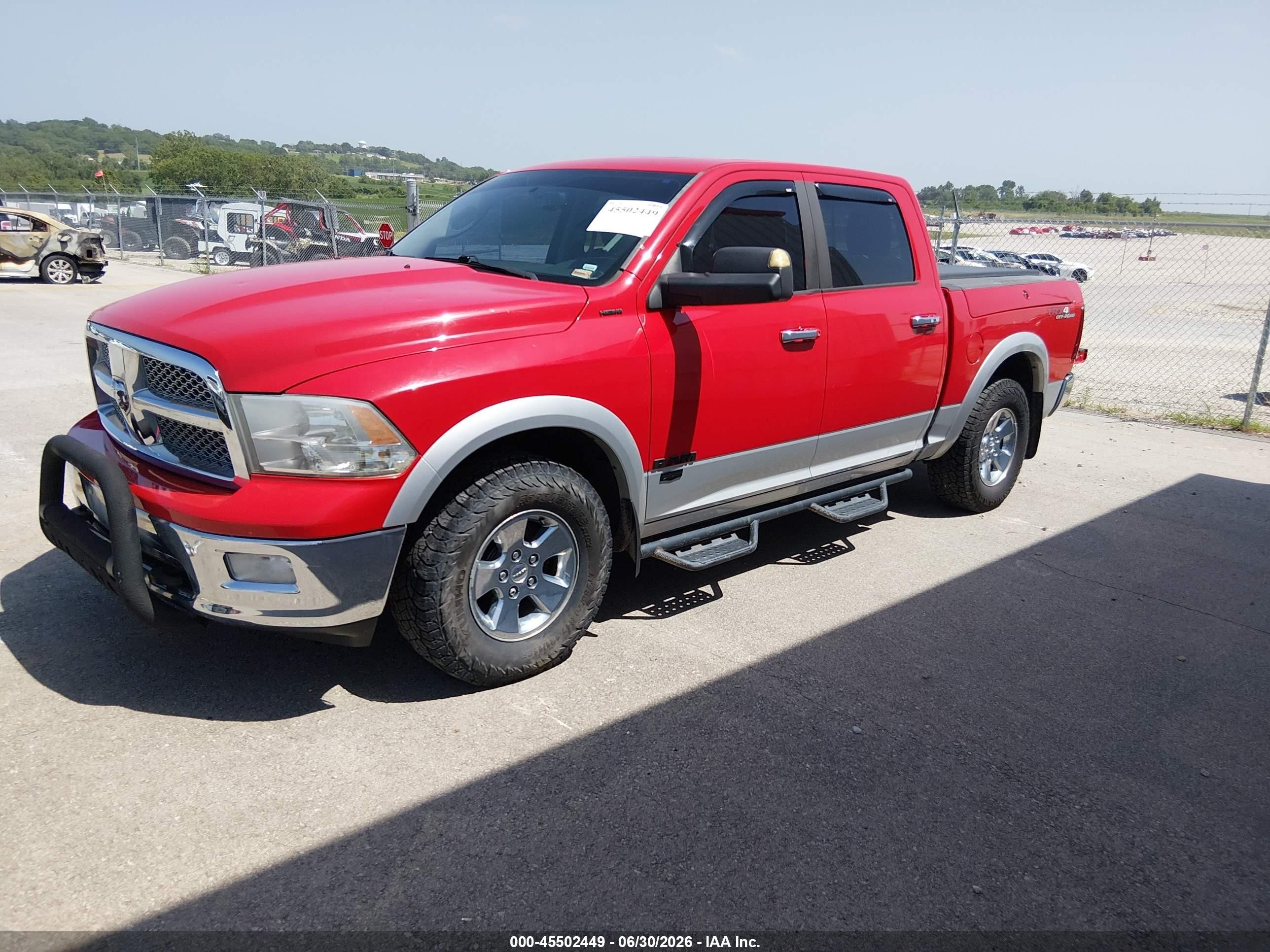 2012 Ram 1500 Laramie Red vin: 1C6RD7NT0CS287783