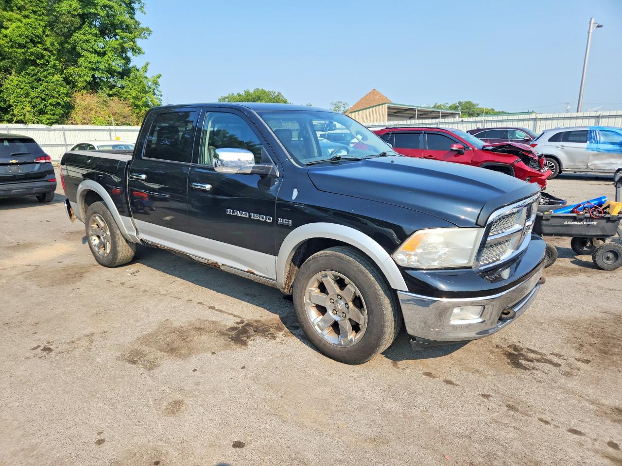 2012 Dodge Ram 1500 Laramie Black vin: 1C6RD7NT2CS157827