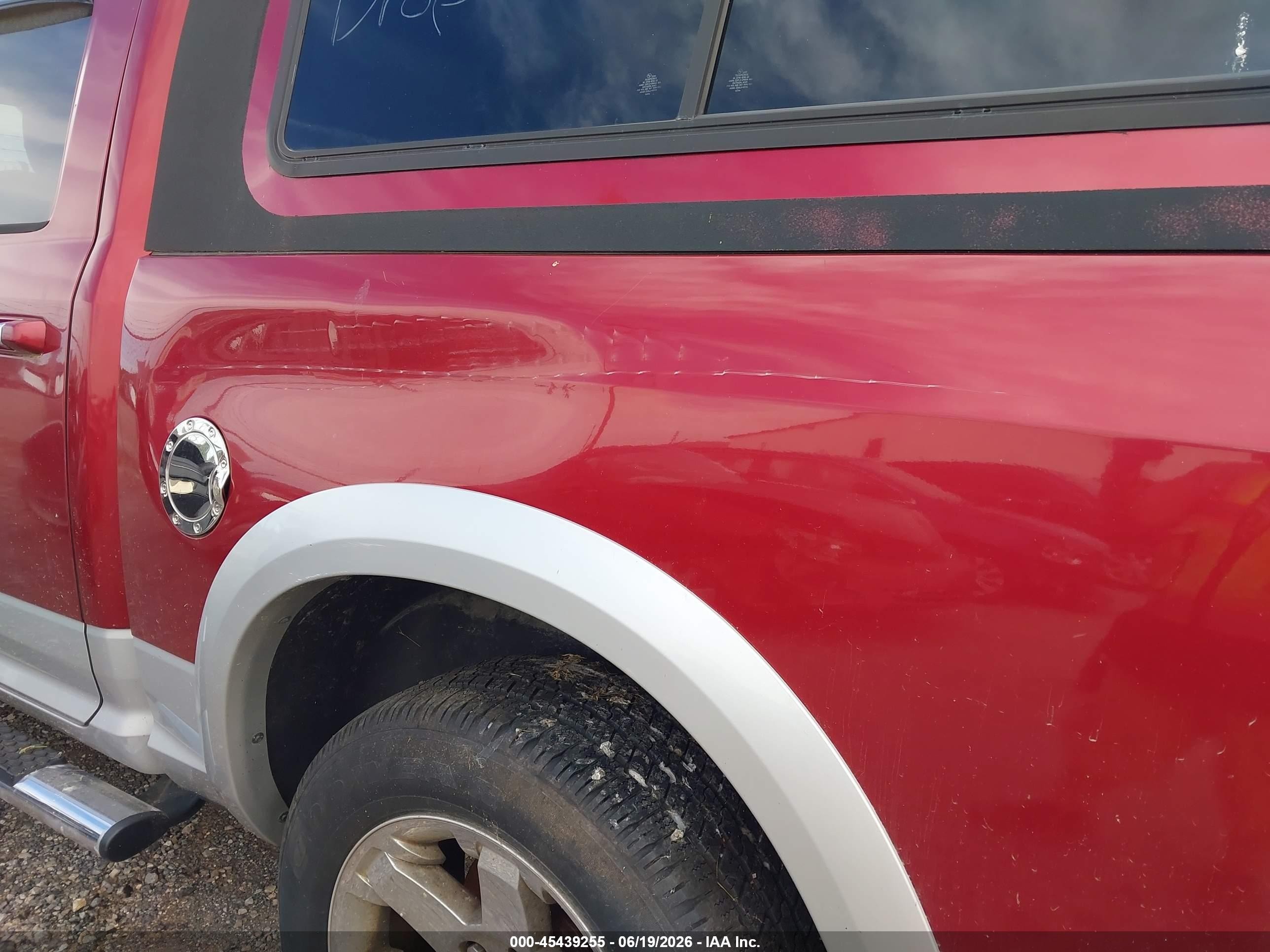 2012 Ram 1500 Laramie Maroon vin: 1C6RD7NT2CS258219