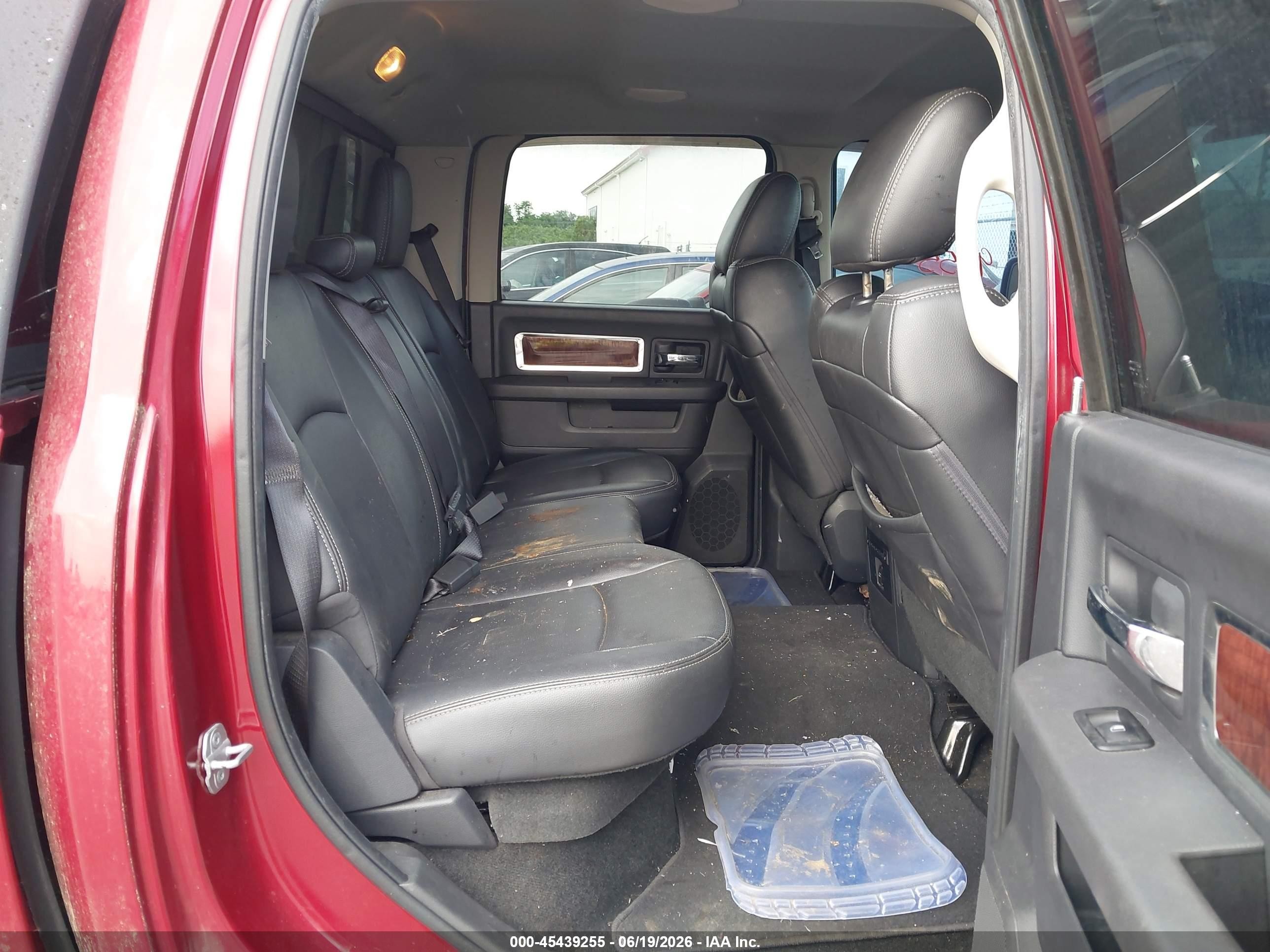 2012 Ram 1500 Laramie Maroon vin: 1C6RD7NT2CS258219