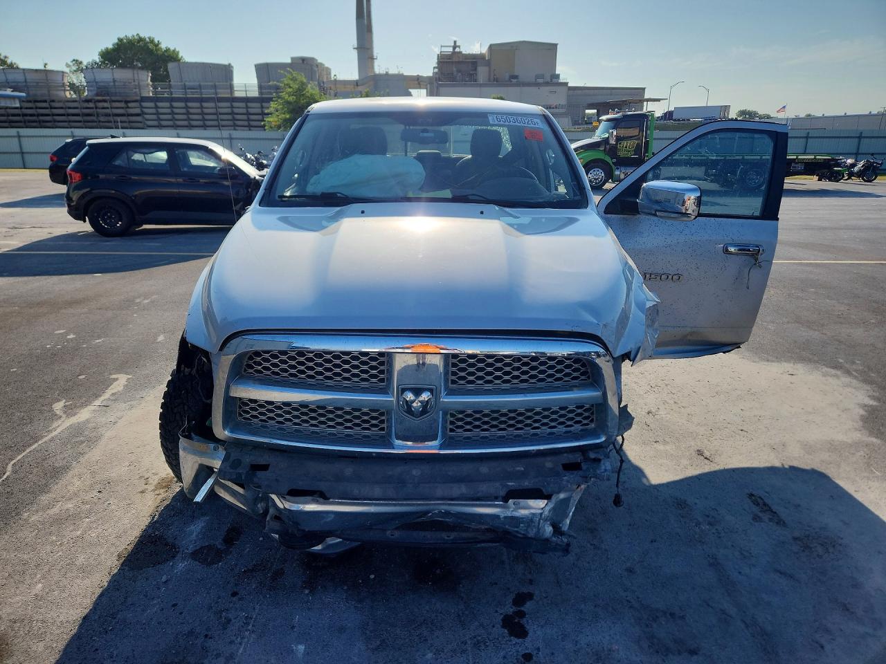 2012 Dodge Ram 1500 Laramie Silver vin: 1C6RD7NT2CS315194