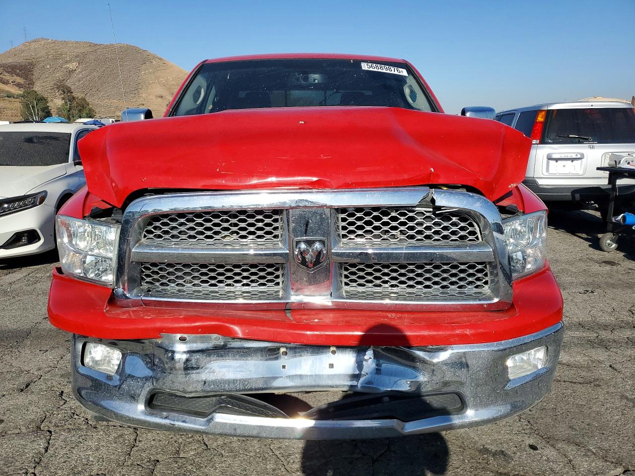 2012 Dodge Ram 1500 Laramie Красный vin: 1C6RD7NT4CS328092