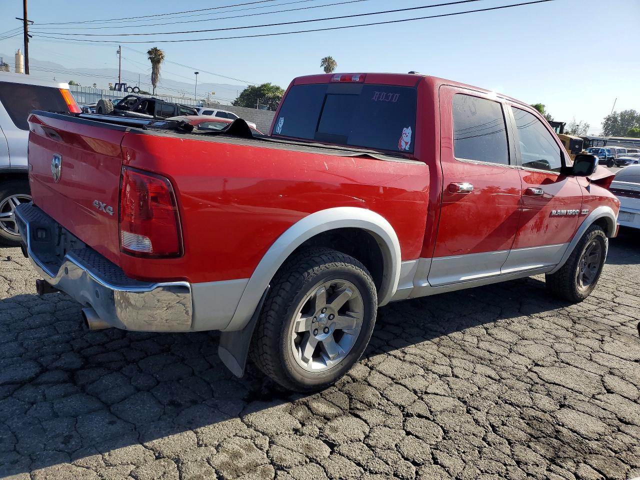2012 Dodge Ram 1500 Laramie Красный vin: 1C6RD7NT4CS328092
