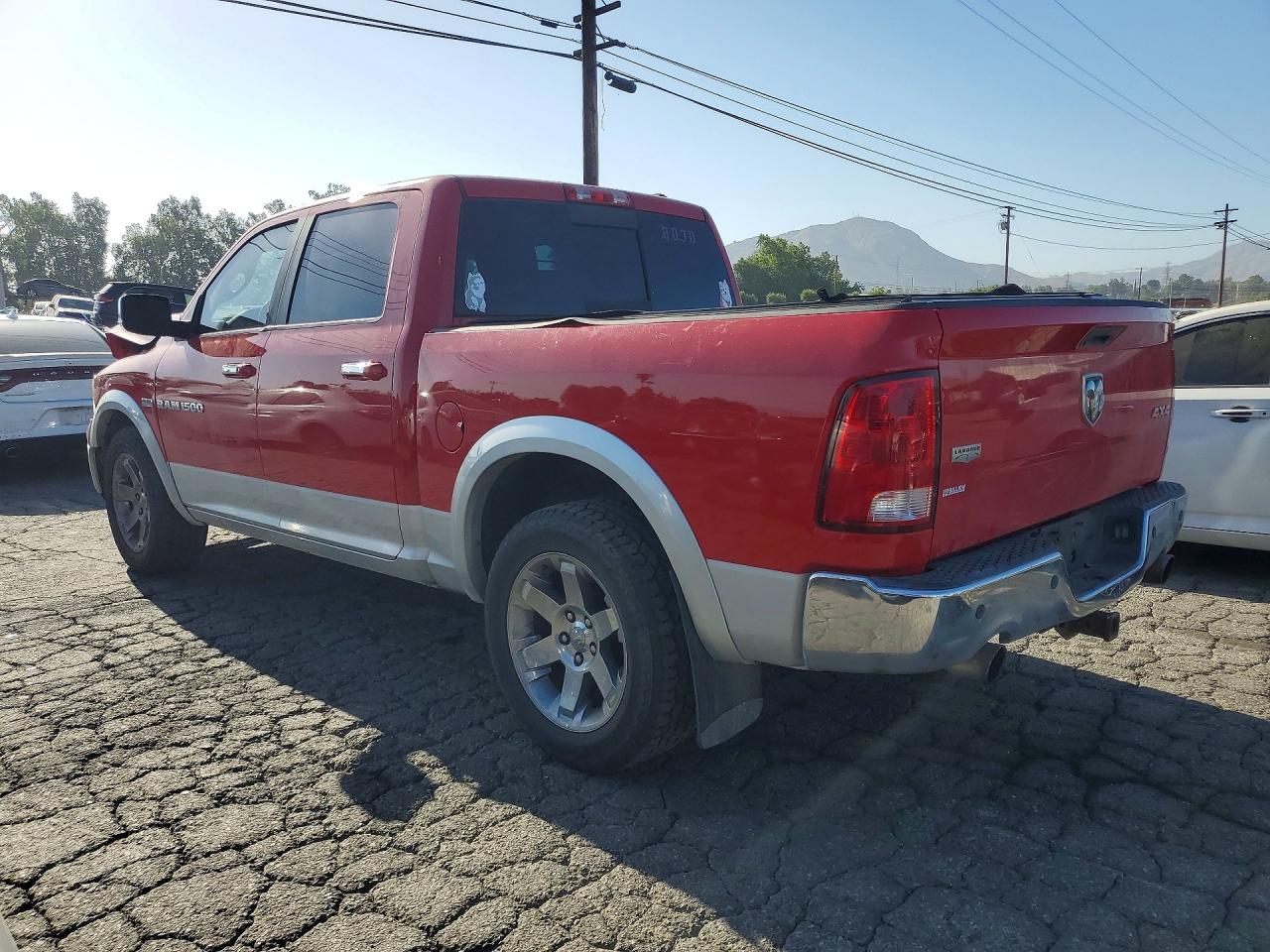 2012 Dodge Ram 1500 Laramie Красный vin: 1C6RD7NT4CS328092