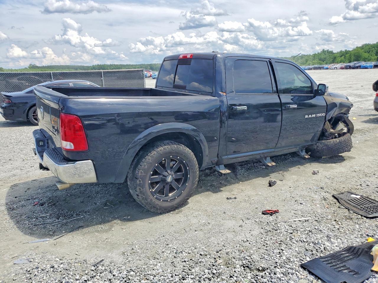 2012 Dodge Ram 1500 Laramie Black vin: 1C6RD7NT5CS219043