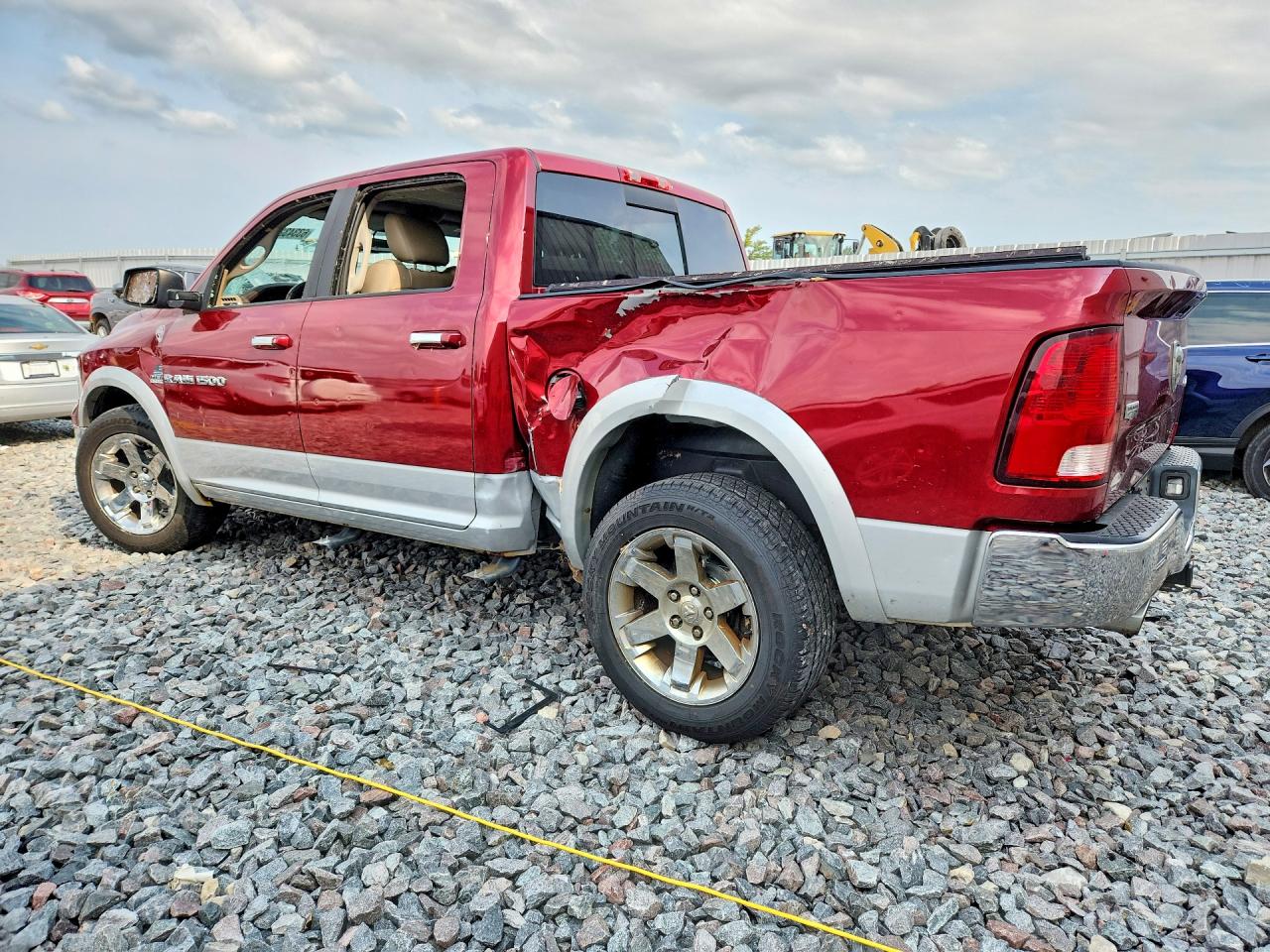 2012 Dodge Ram 1500 Laramie Red vin: 1C6RD7NT5CS345287