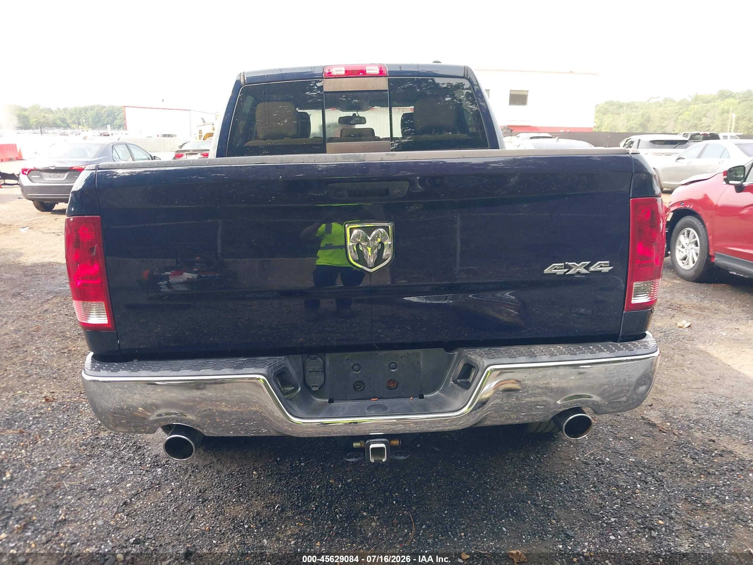 2012 Ram 1500 Laramie Синий vin: 1C6RD7NT6CS178776