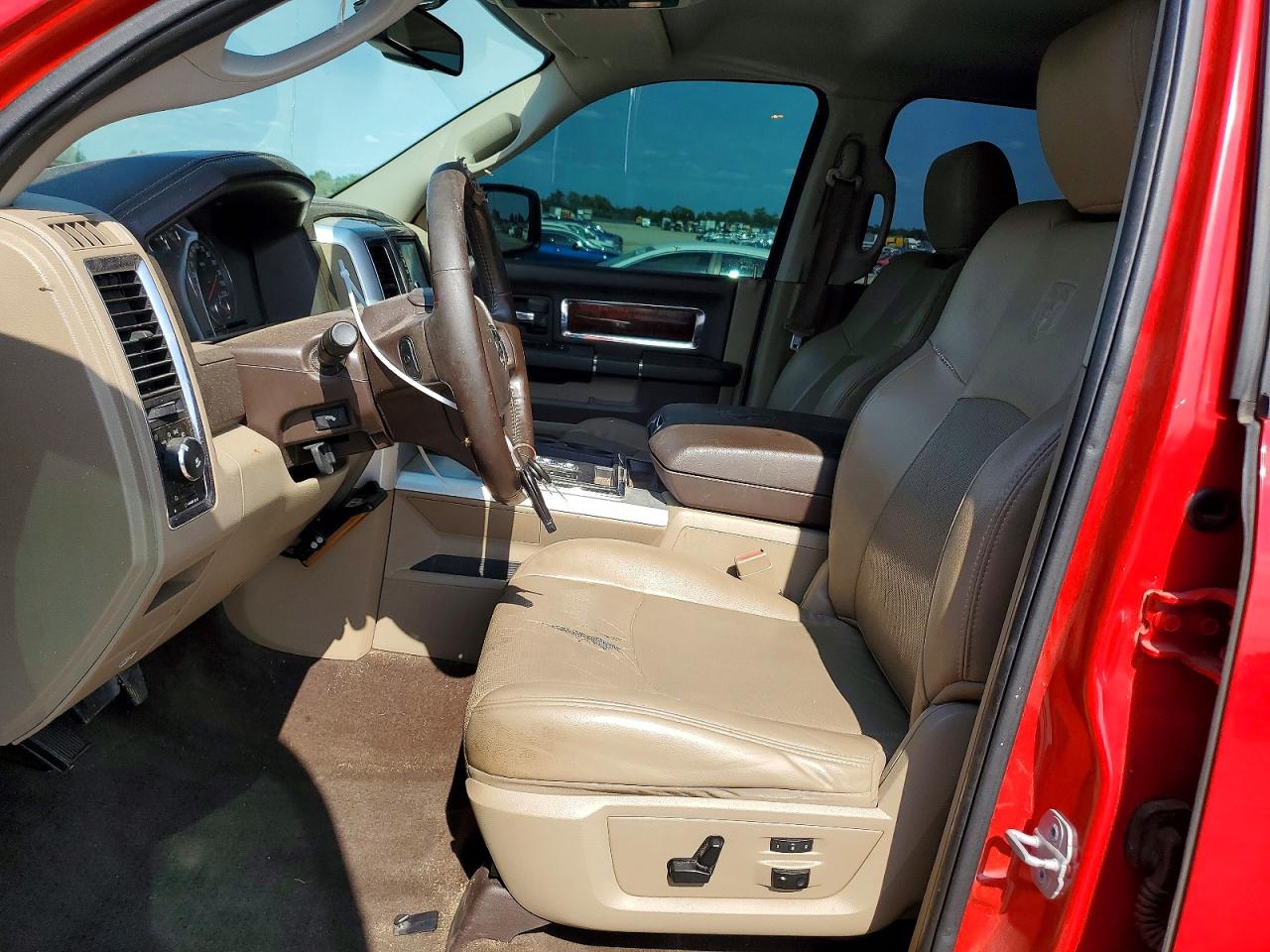 2012 Dodge Ram 1500 Laramie Red vin: 1C6RD7NT8CS154866