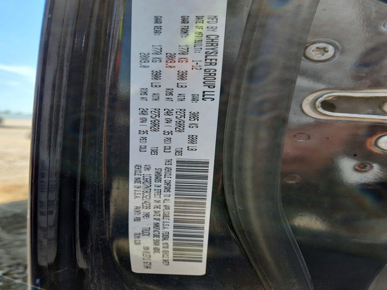 2012 Dodge Ram 1500 Laramie Blue vin: 1C6RD7NT8CS214239