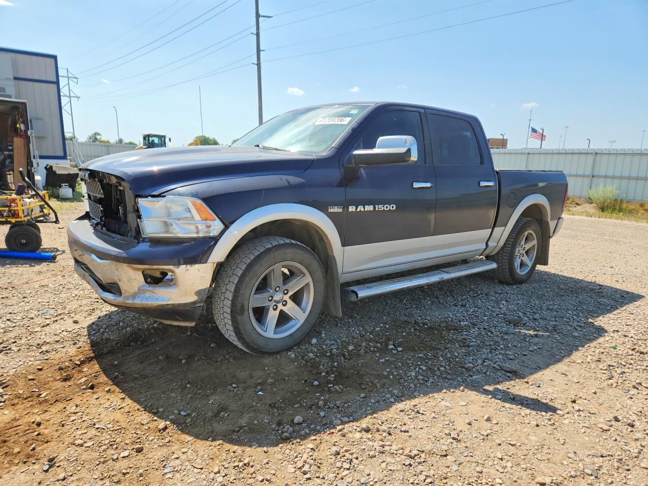2012 Dodge Ram 1500 Laramie Blue vin: 1C6RD7NT8CS214239