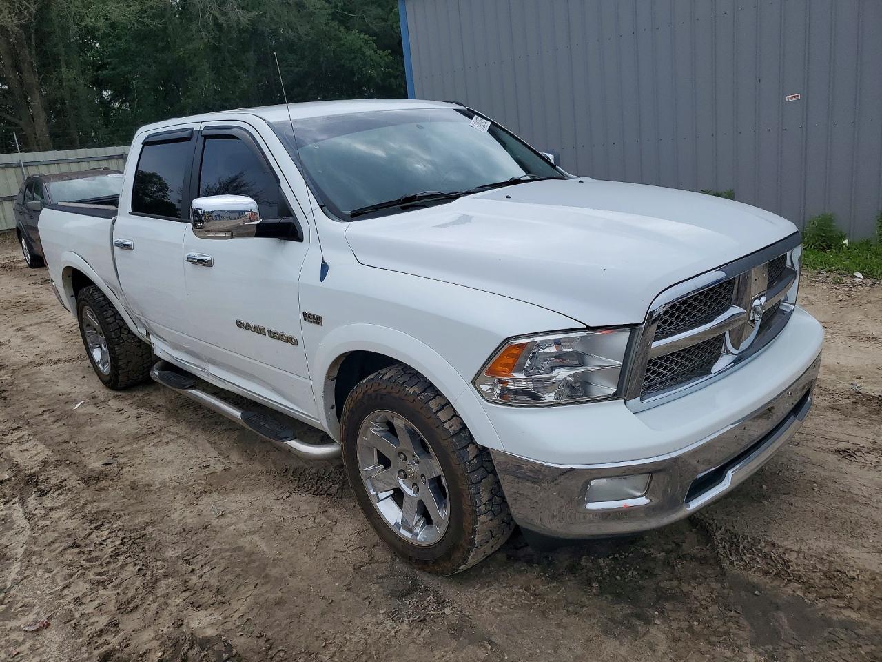 2012 Dodge Ram 1500 Laramie White vin: 1C6RD7NTXCS177162