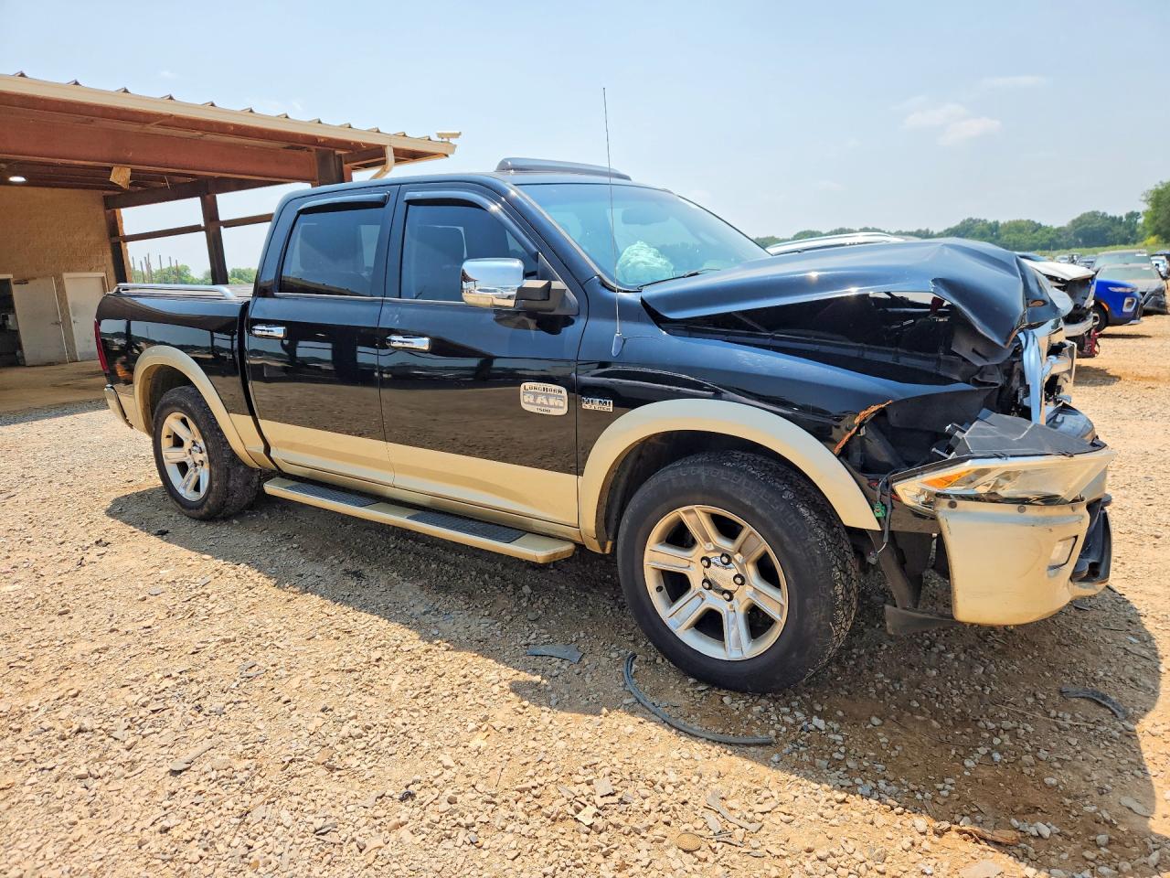 2012 Dodge Ram 1500 Longhorn Black vin: 1C6RD7PT0CS139484