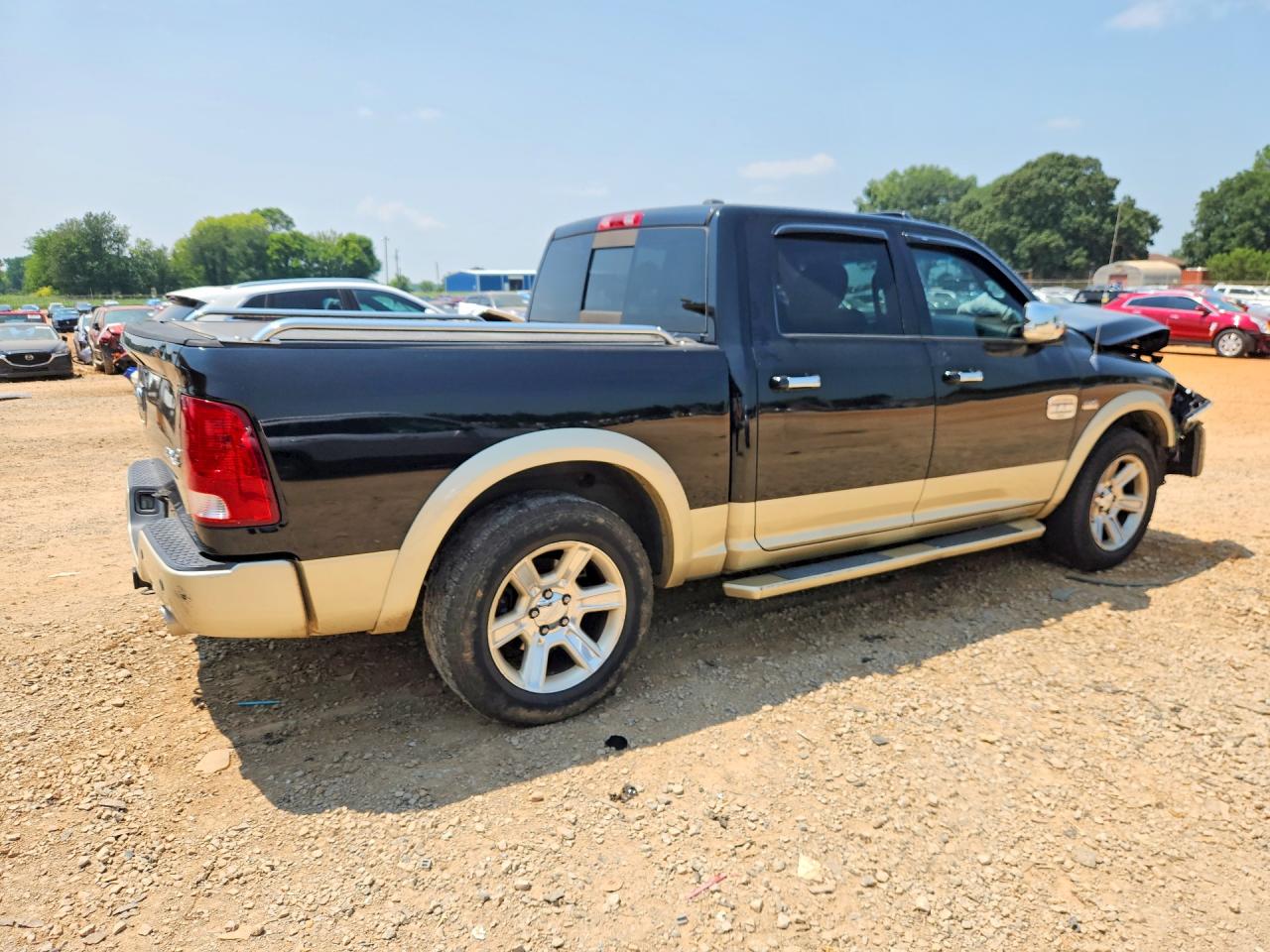 2012 Dodge Ram 1500 Longhorn Black vin: 1C6RD7PT0CS139484