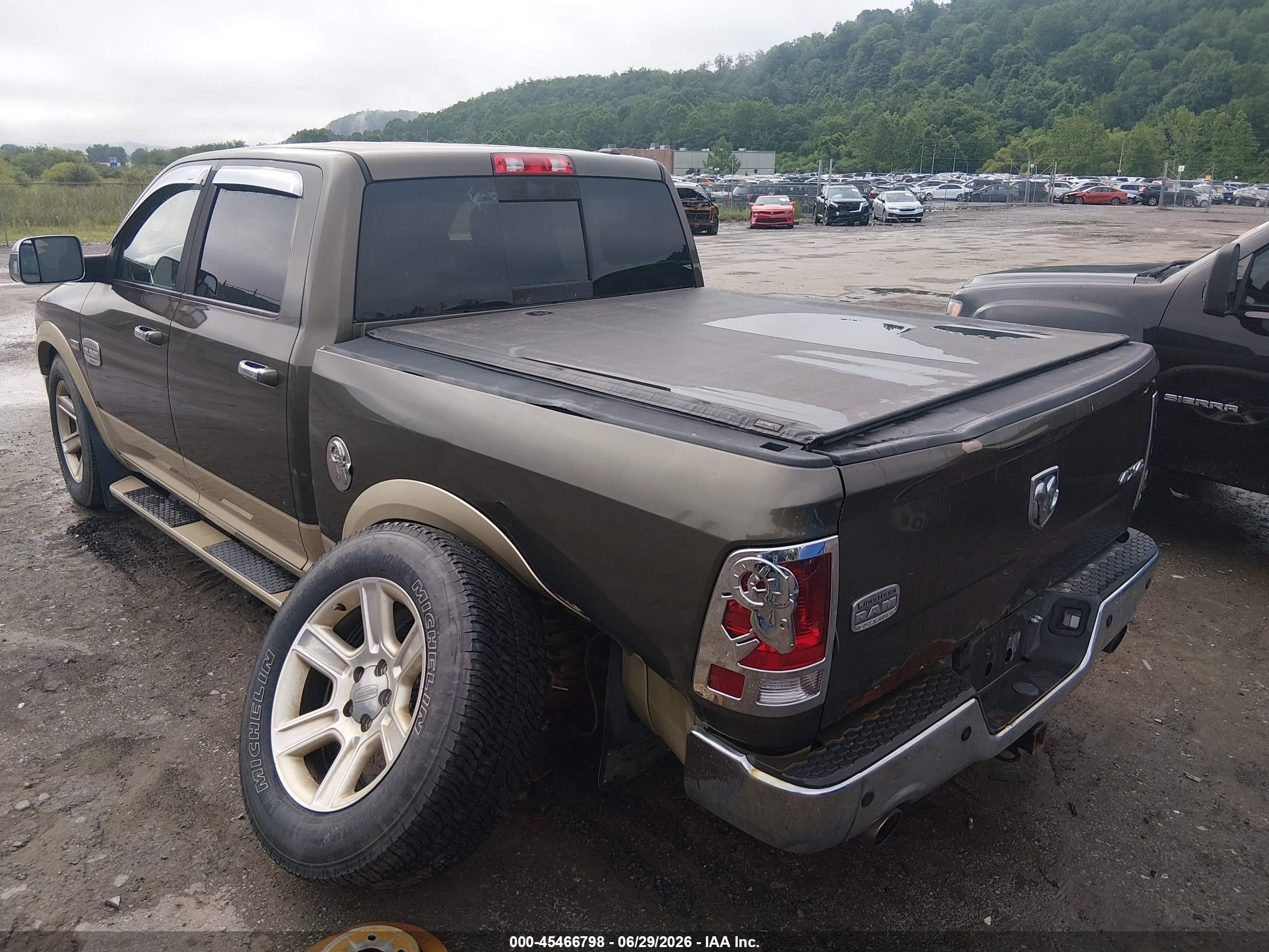 2012 Ram 1500 Laramie Longhorn Green vin: 1C6RD7PT0CS174672