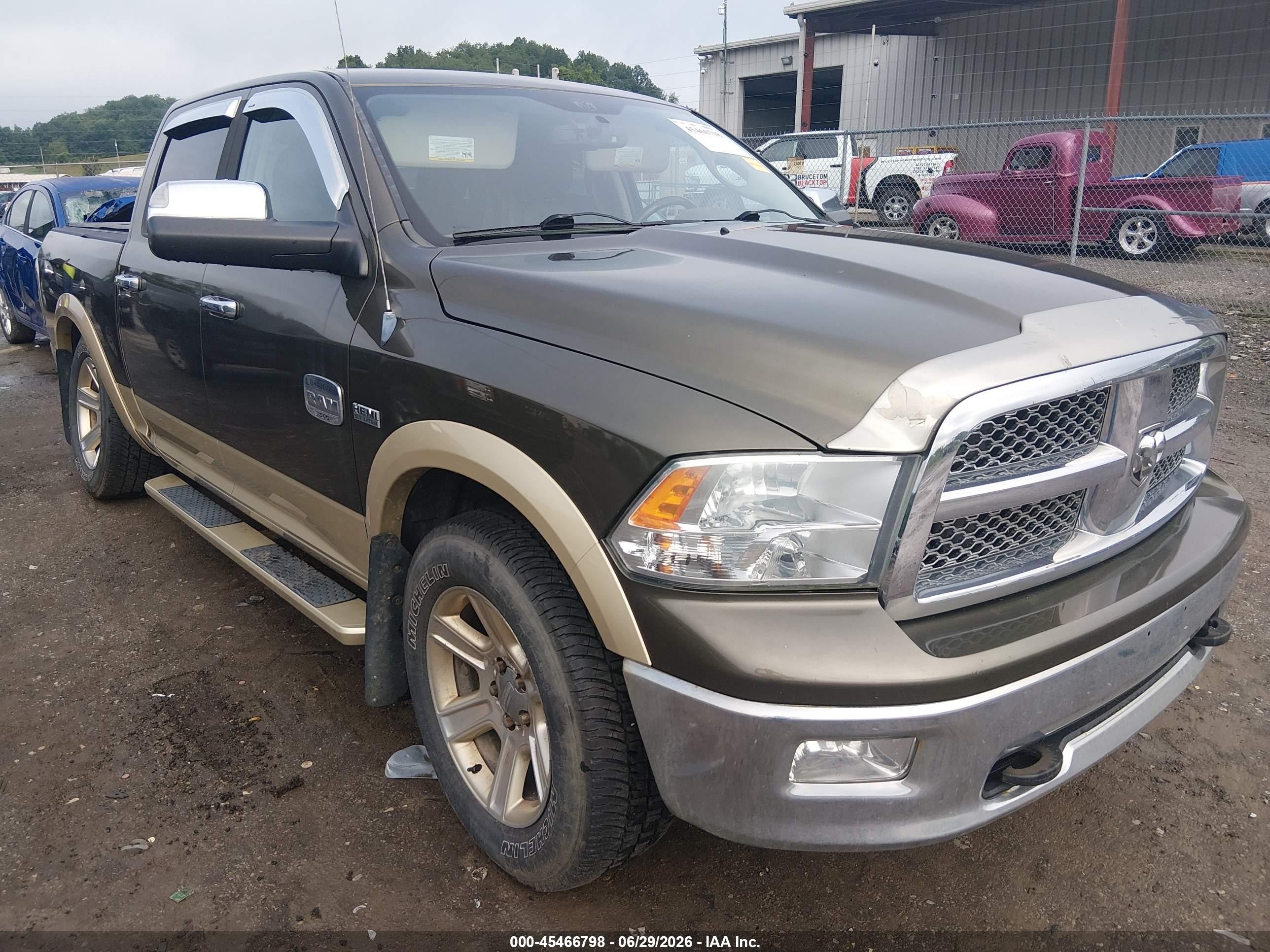 2012 Ram 1500 Laramie Longhorn Green vin: 1C6RD7PT0CS174672