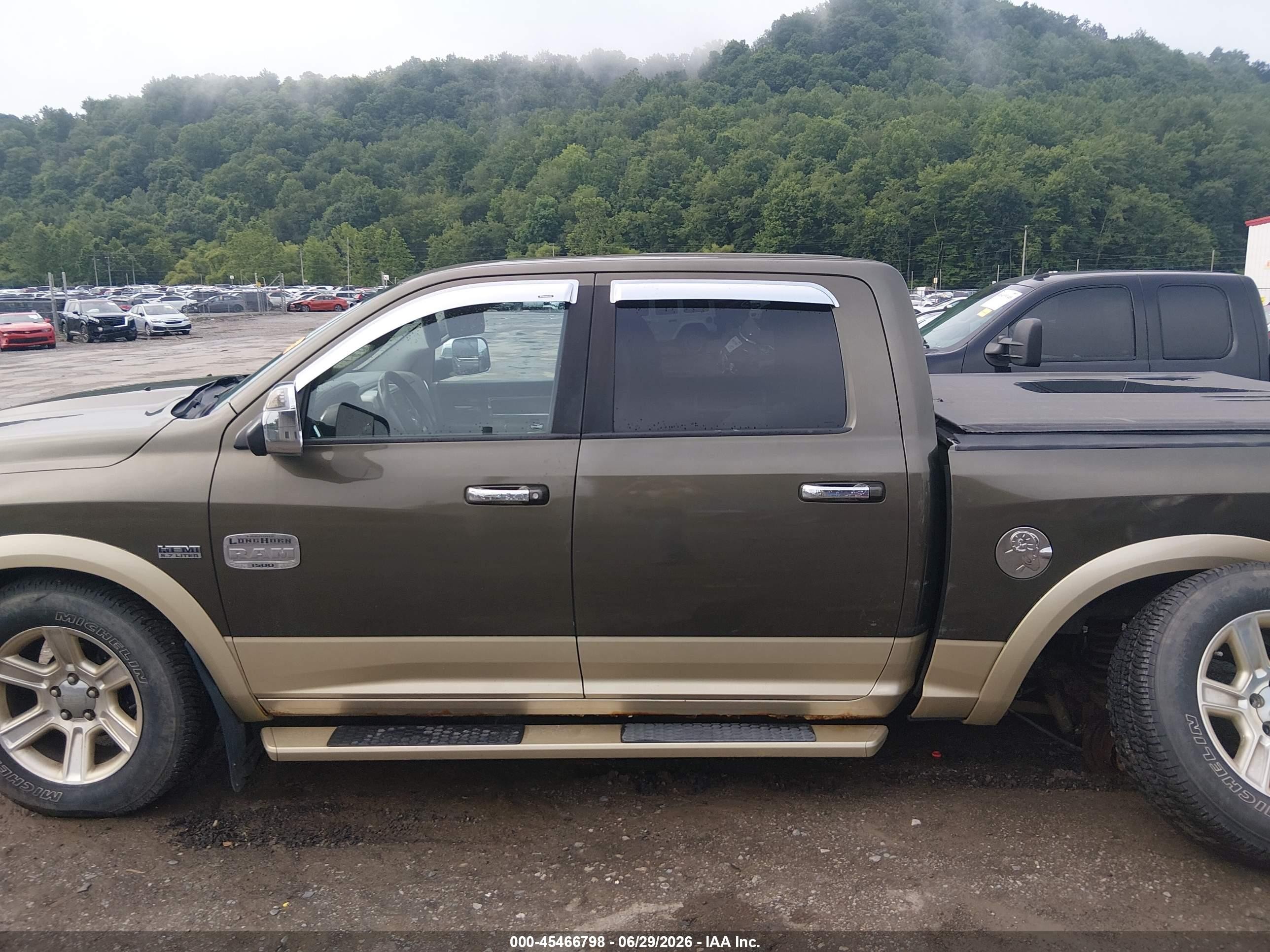 2012 Ram 1500 Laramie Longhorn Green vin: 1C6RD7PT0CS174672
