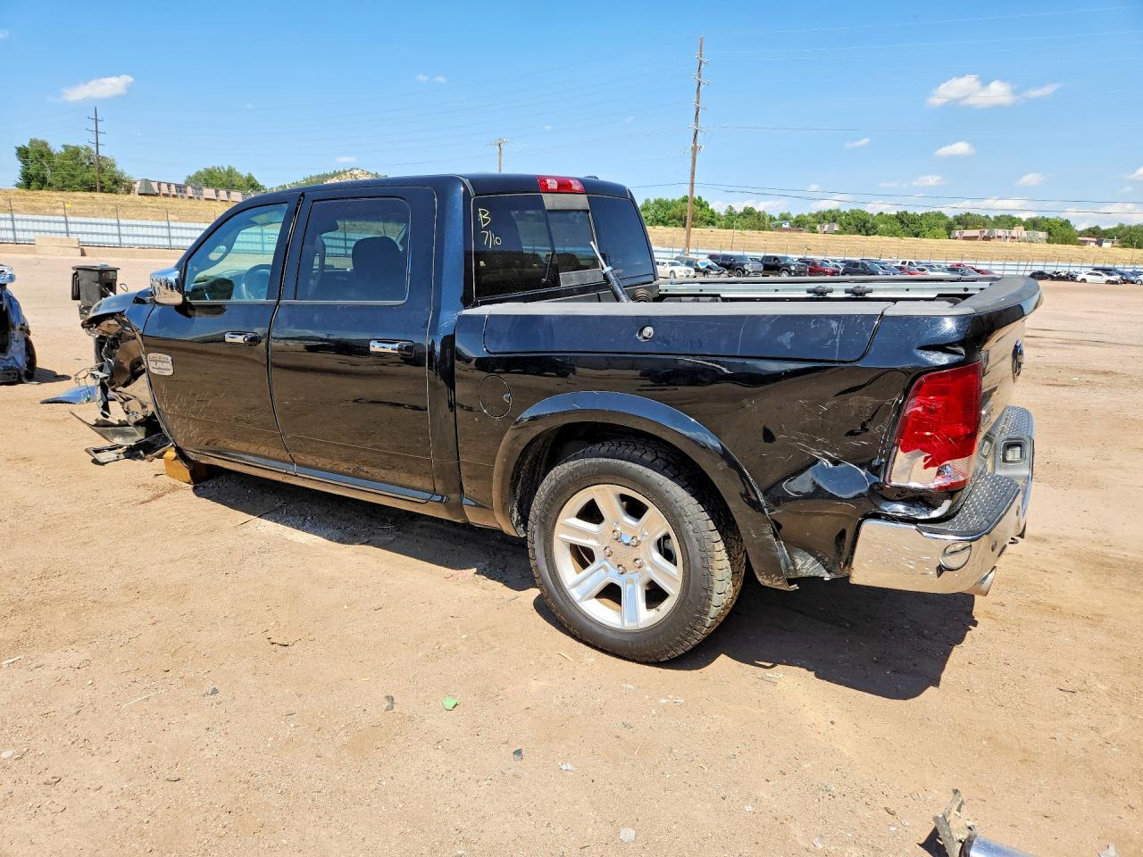 2012 Dodge Ram 1500 Longhorn Black vin: 1C6RD7PT0CS213485