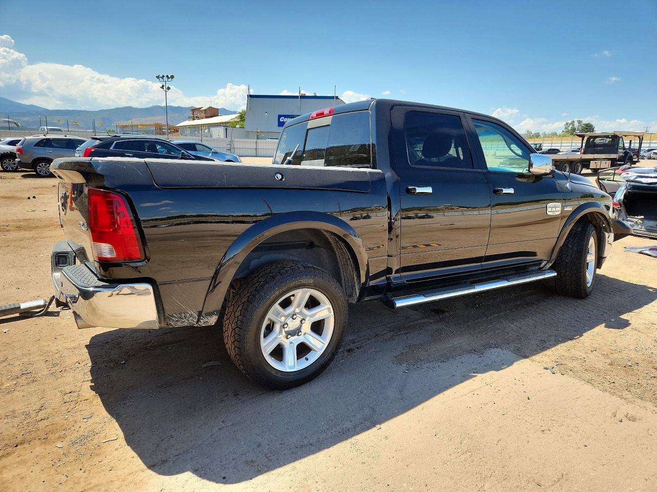 2012 Dodge Ram 1500 Longhorn Black vin: 1C6RD7PT0CS213485