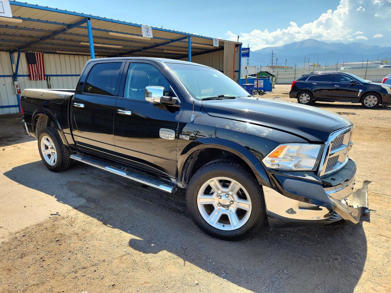 2012 Dodge Ram 1500 Longhorn Black vin: 1C6RD7PT0CS213485