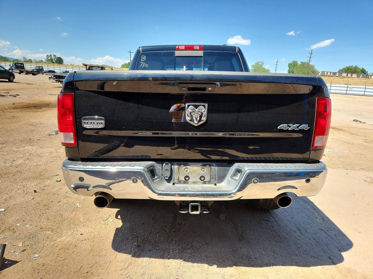 2012 Dodge Ram 1500 Longhorn Black vin: 1C6RD7PT0CS213485