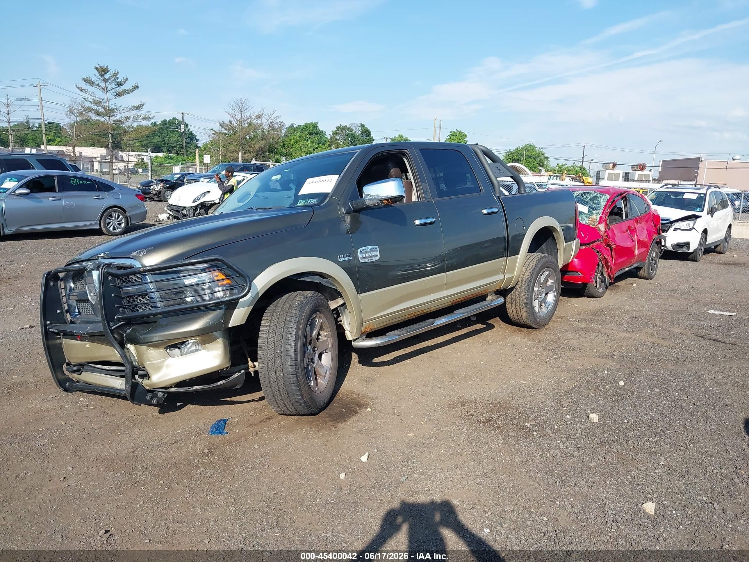 2012 Ram 1500 Laramie Longhorn Green vin: 1C6RD7PT0CS293242