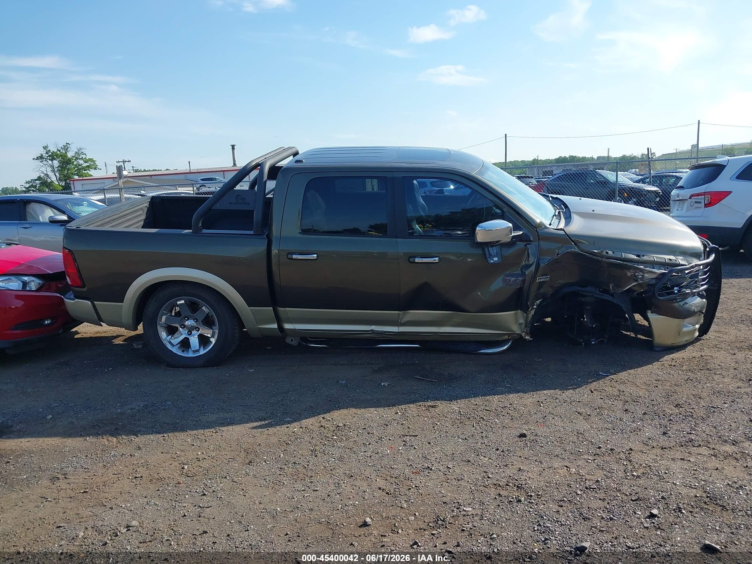 2012 Ram 1500 Laramie Longhorn Green vin: 1C6RD7PT0CS293242