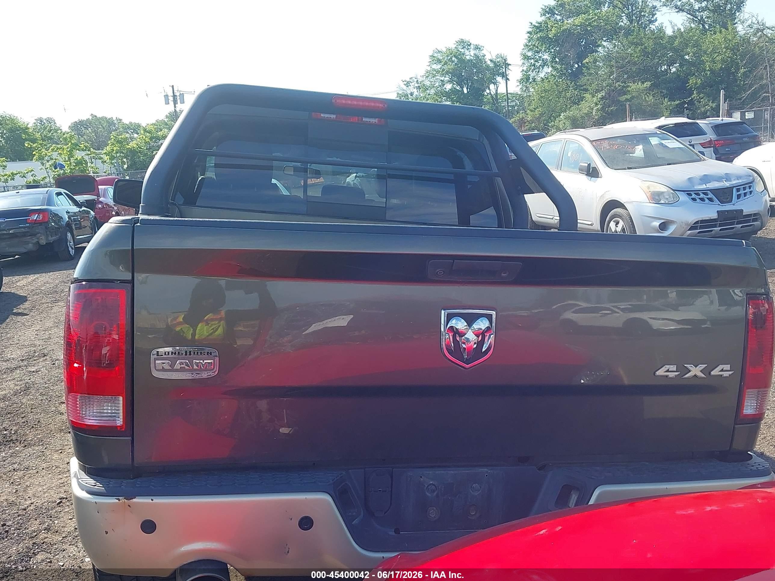 2012 Ram 1500 Laramie Longhorn Green vin: 1C6RD7PT0CS293242