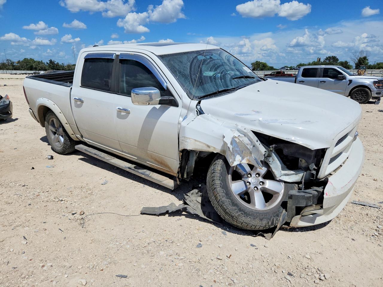2012 Dodge Ram 1500 Longhorn White vin: 1C6RD7PT0CS296240