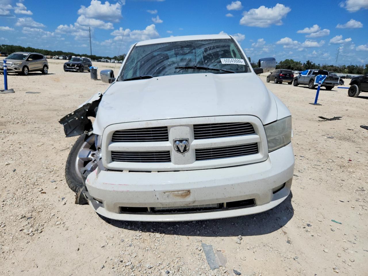2012 Dodge Ram 1500 Longhorn White vin: 1C6RD7PT0CS296240