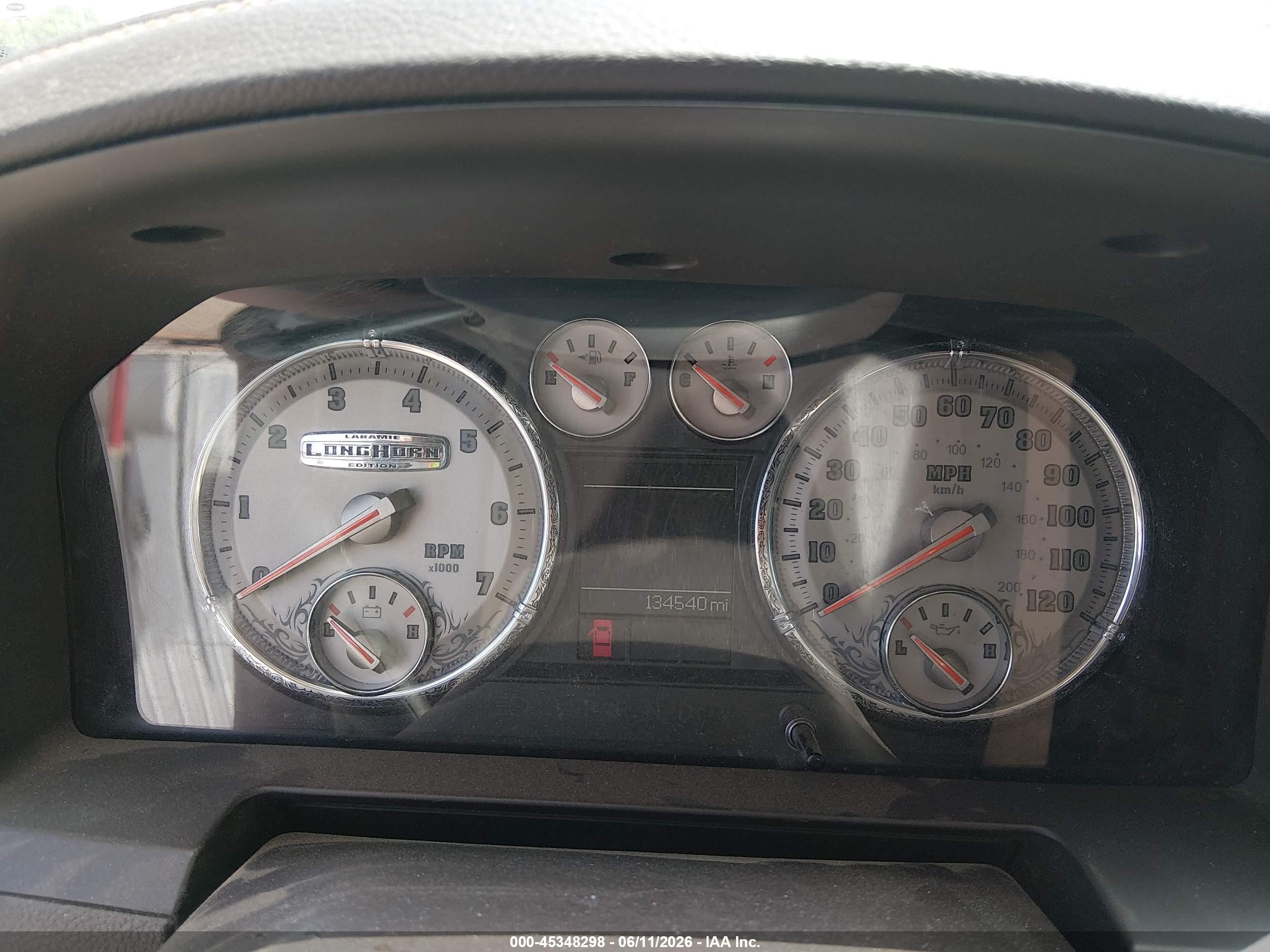 2012 Ram 1500 Laramie Longhorn Edition Белый vin: 1C6RD7PT1CS237746