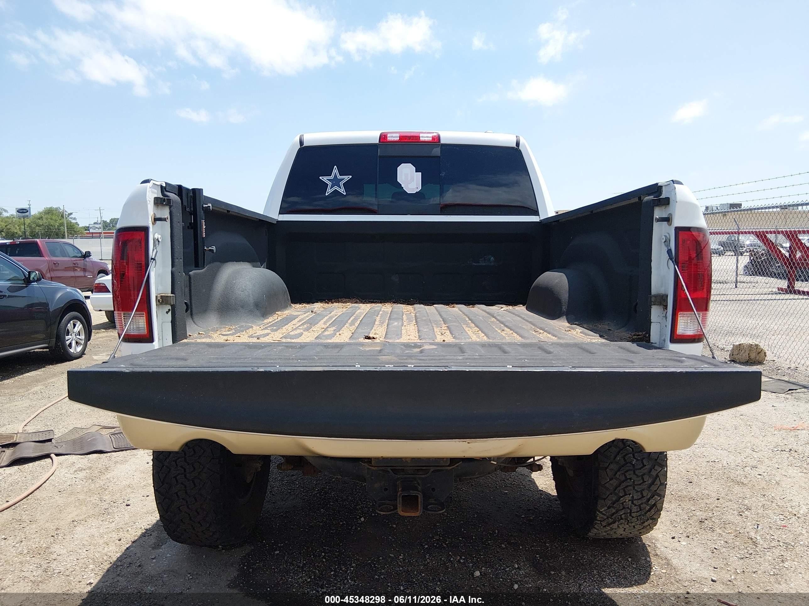 2012 Ram 1500 Laramie Longhorn Edition Белый vin: 1C6RD7PT1CS237746