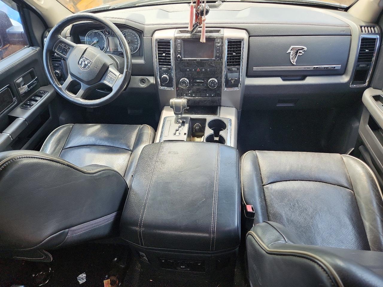 2012 Dodge Ram 1500 Longhorn Black vin: 1C6RD7PT1CS348409