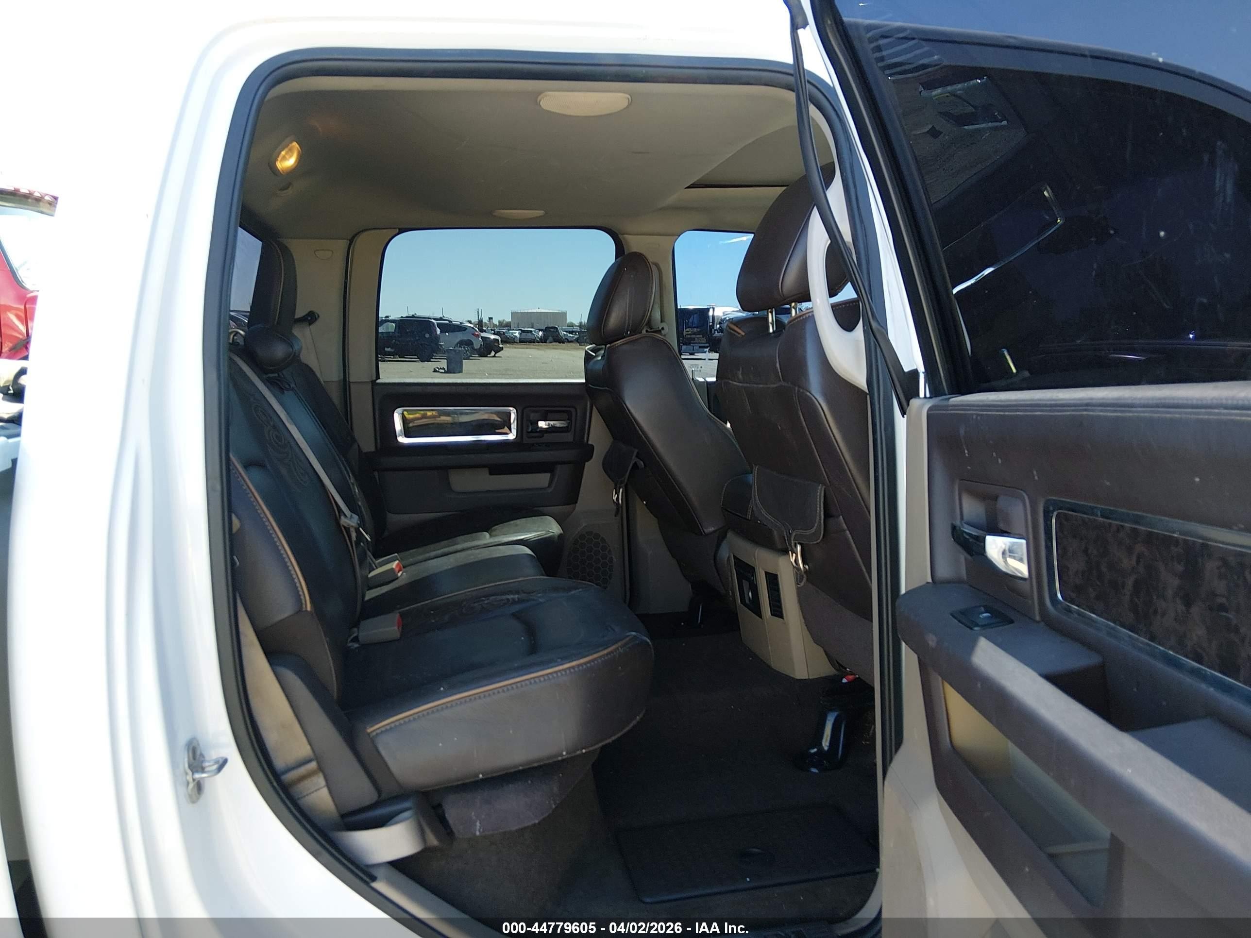 2012 Ram 1500 Laramie Longhorn Edition White vin: 1C6RD7PT2CS134531
