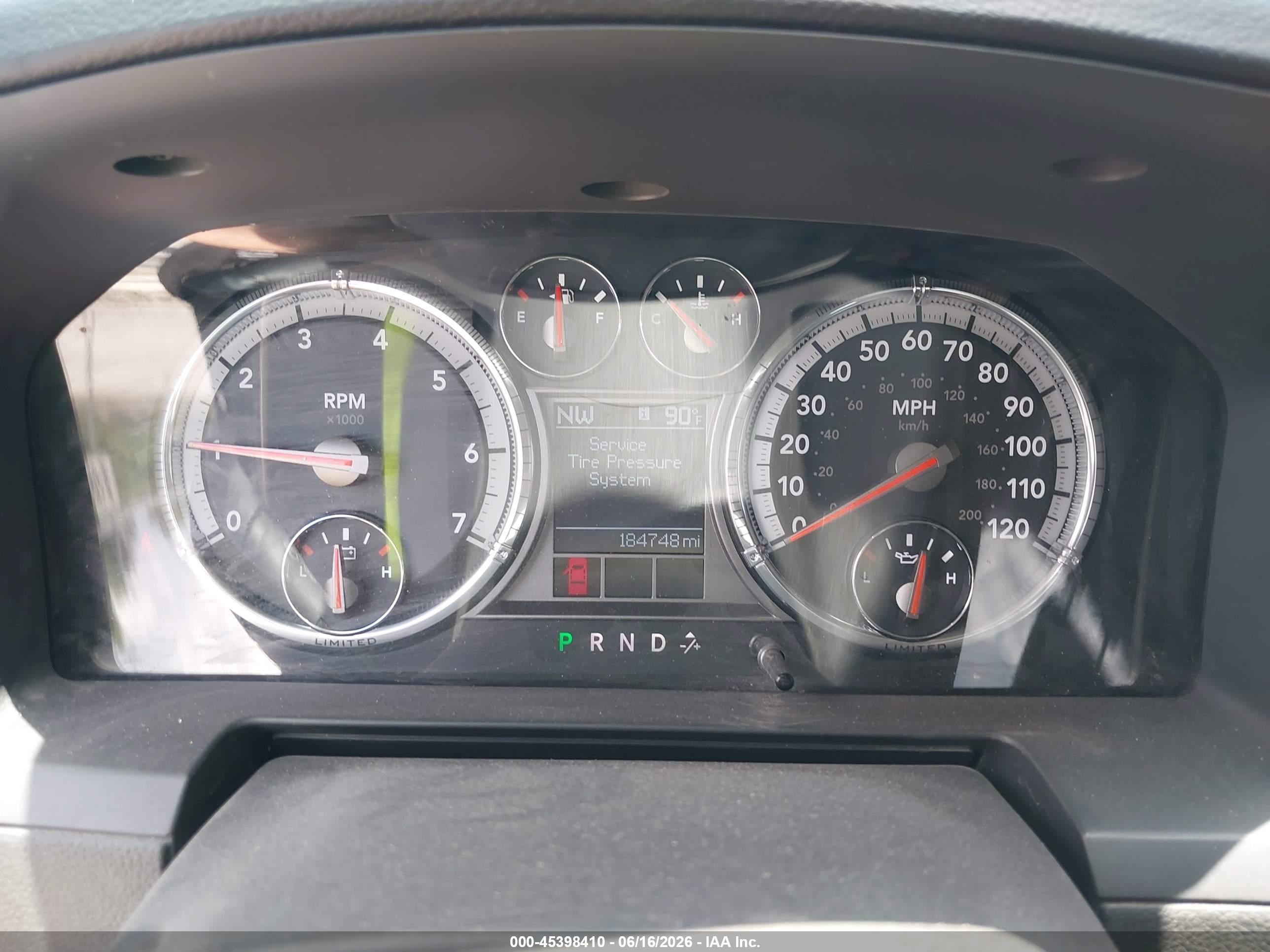 2012 Ram 1500 Laramie Limited Edition Черный vin: 1C6RD7PT3CS329876