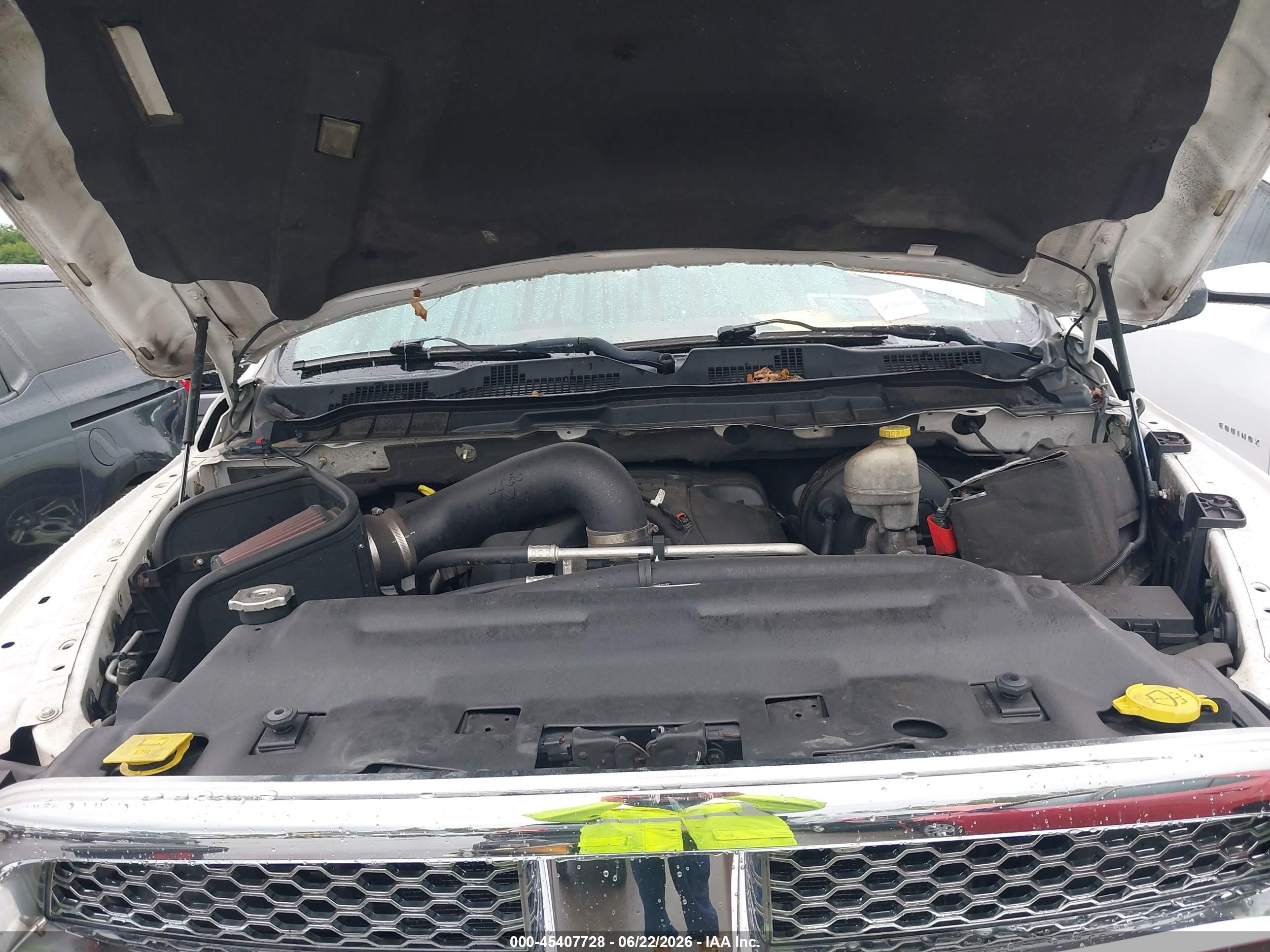 2012 Ram 1500 Laramie Longhorn Белый vin: 1C6RD7PT5CS250273