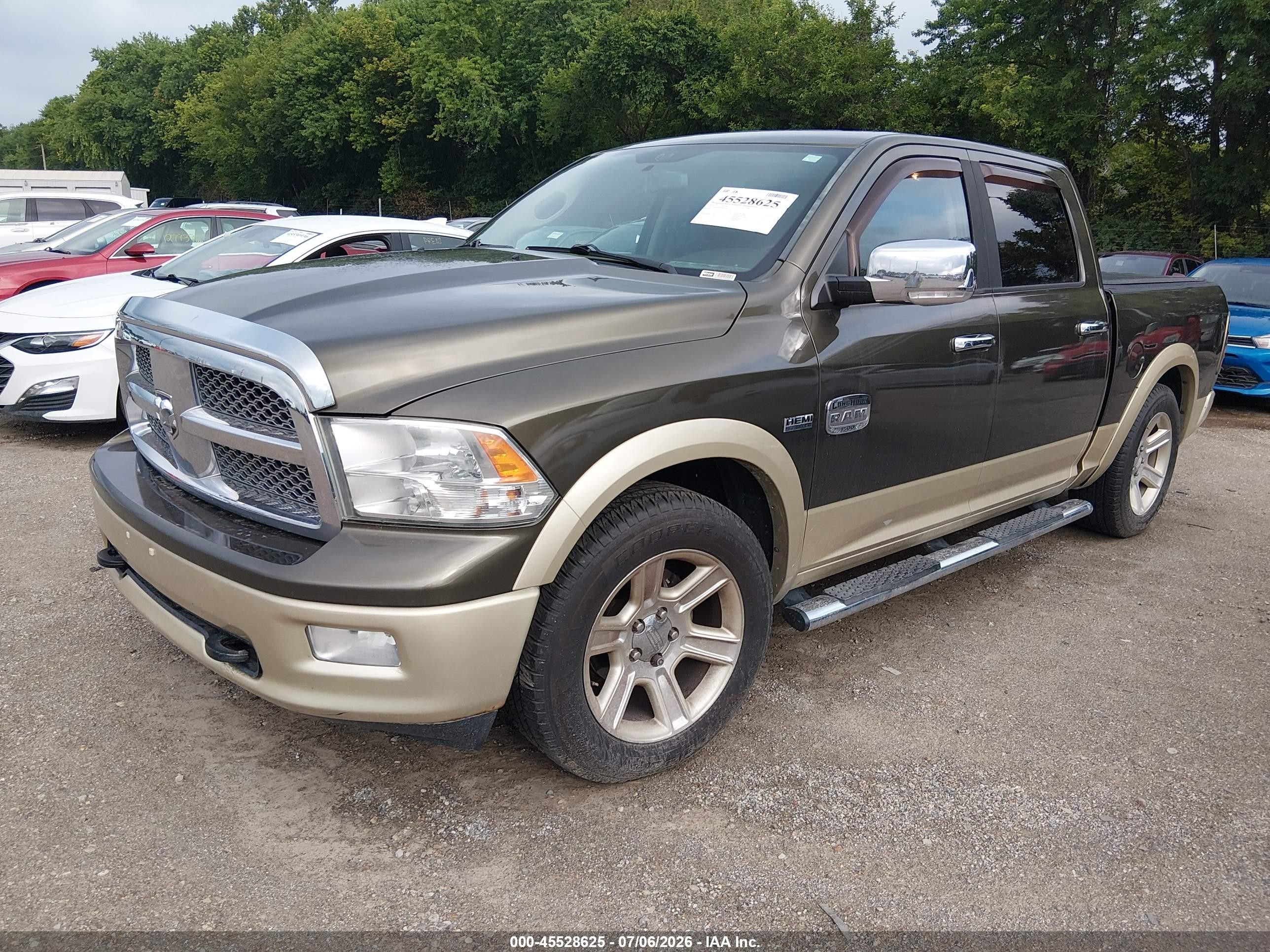 2012 Ram 1500 Laramie Longhorn Green vin: 1C6RD7PT5CS265162
