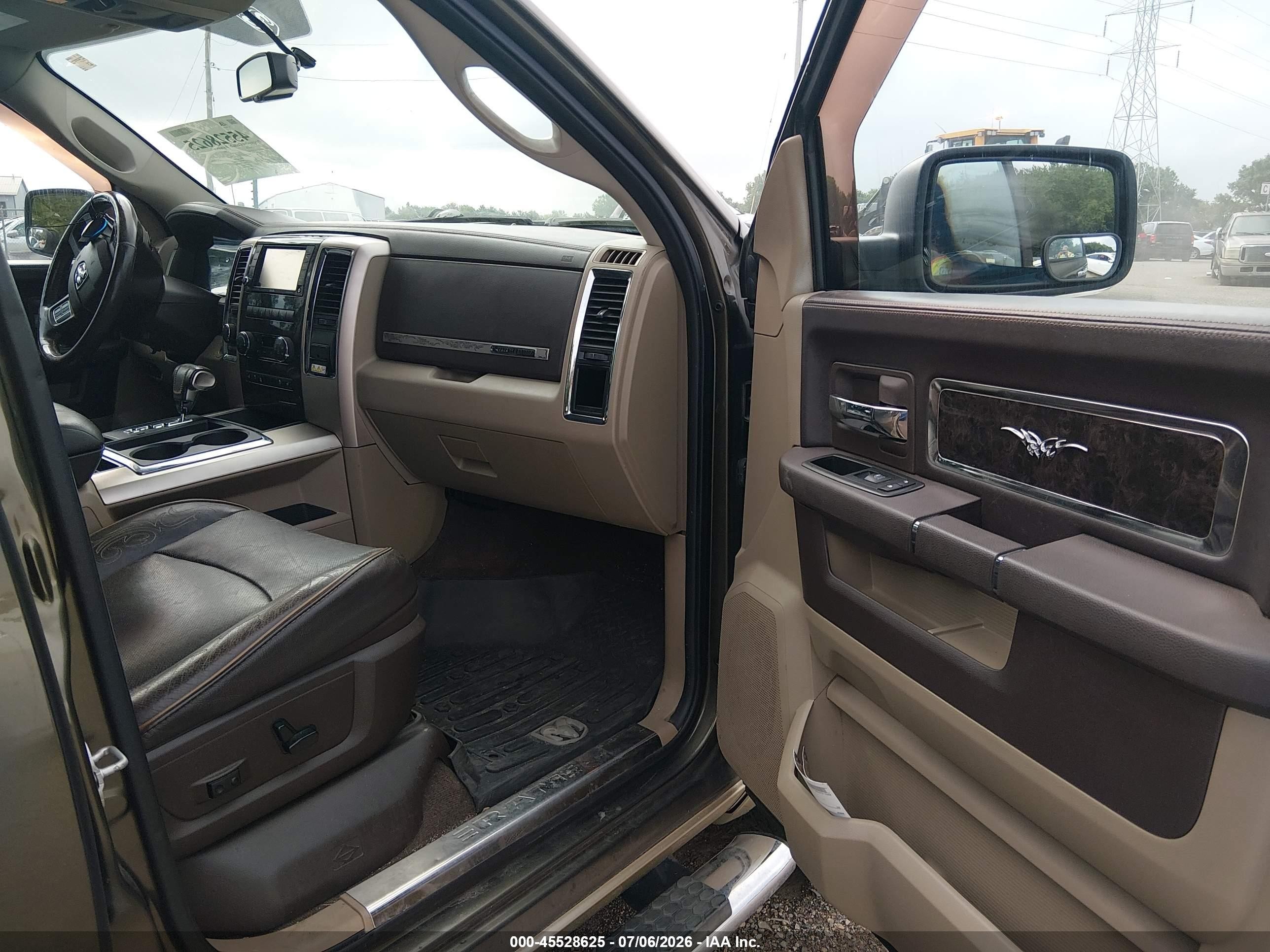 2012 Ram 1500 Laramie Longhorn Green vin: 1C6RD7PT5CS265162