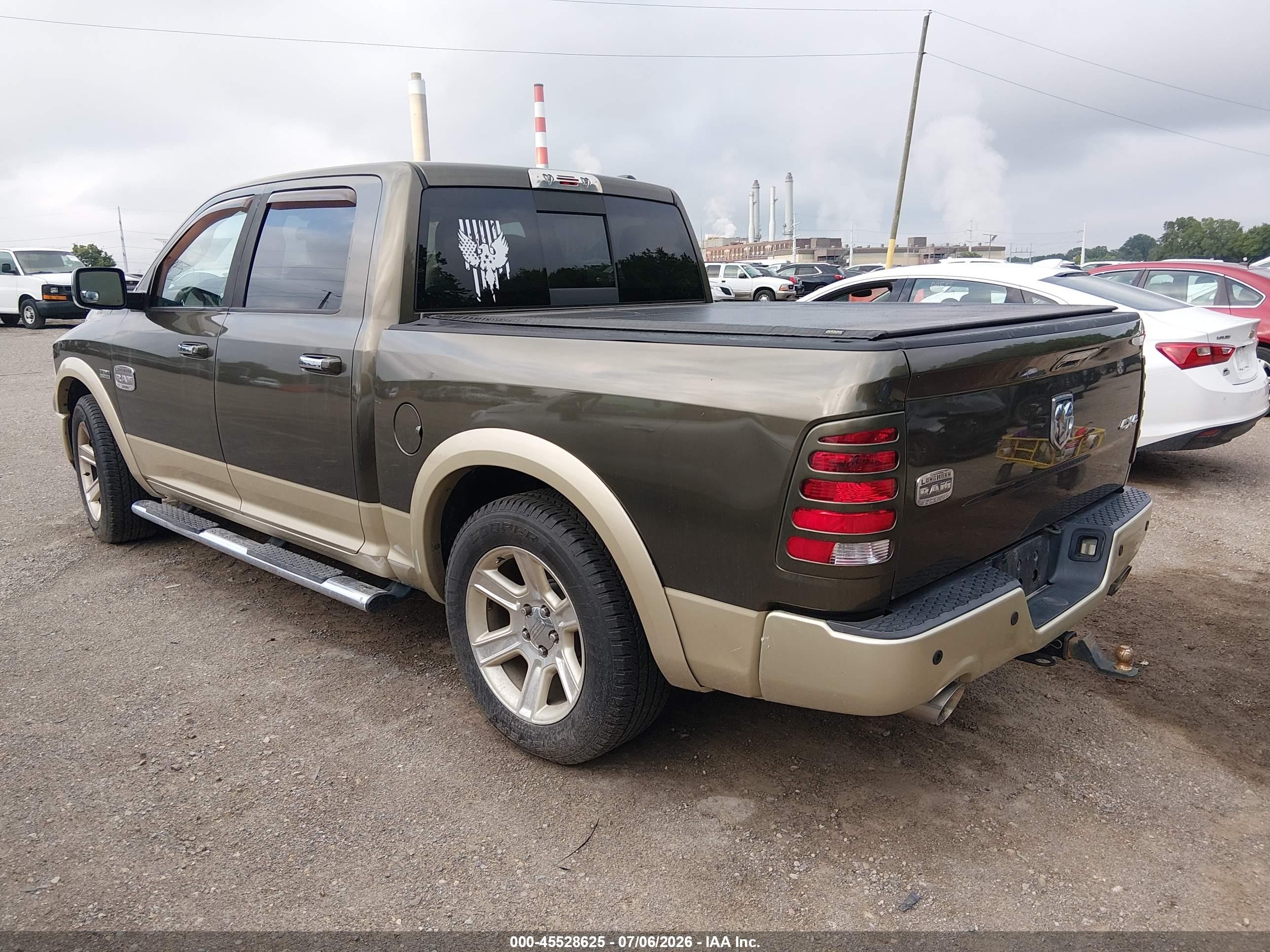 2012 Ram 1500 Laramie Longhorn Green vin: 1C6RD7PT5CS265162