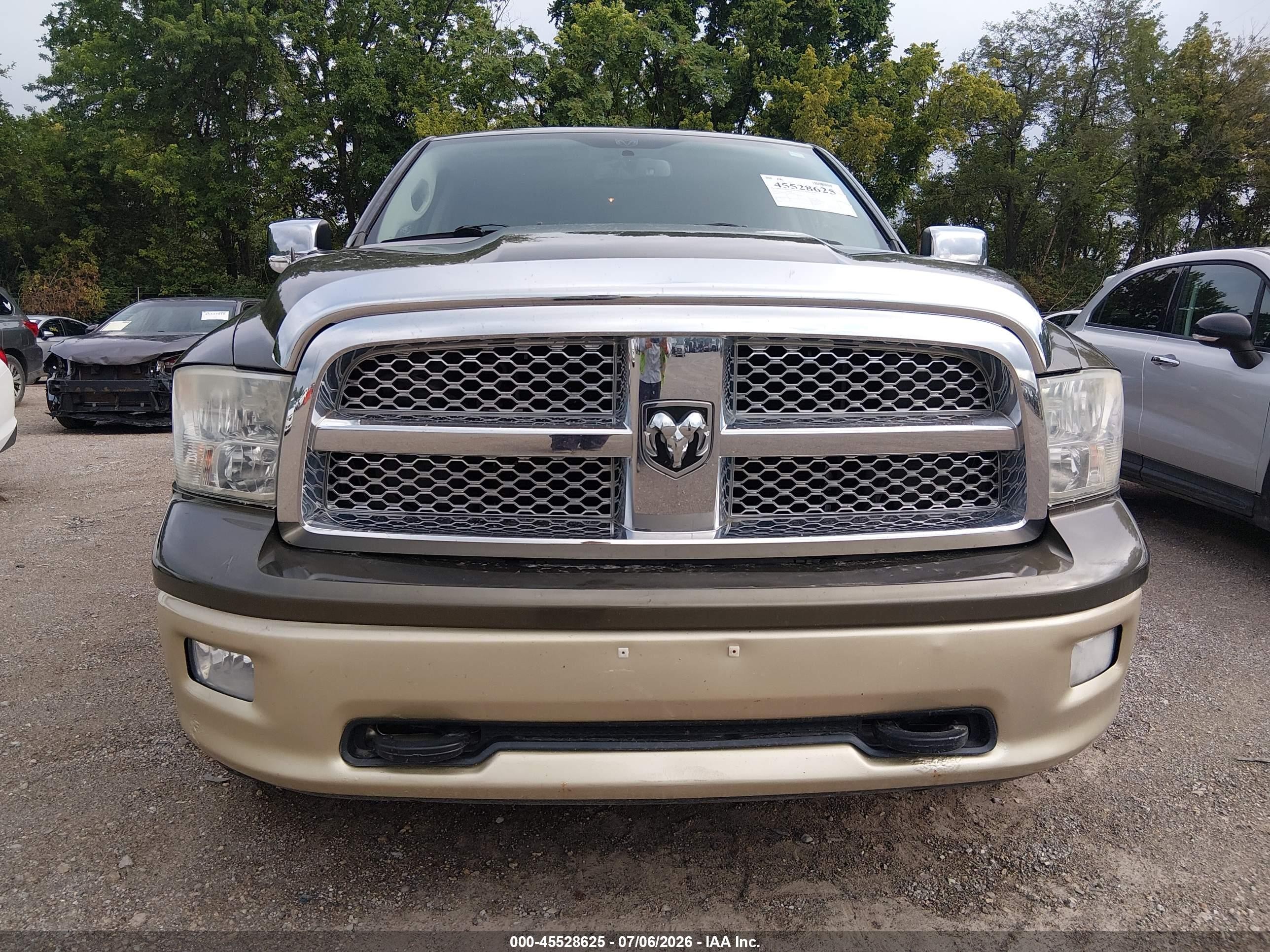 2012 Ram 1500 Laramie Longhorn Green vin: 1C6RD7PT5CS265162