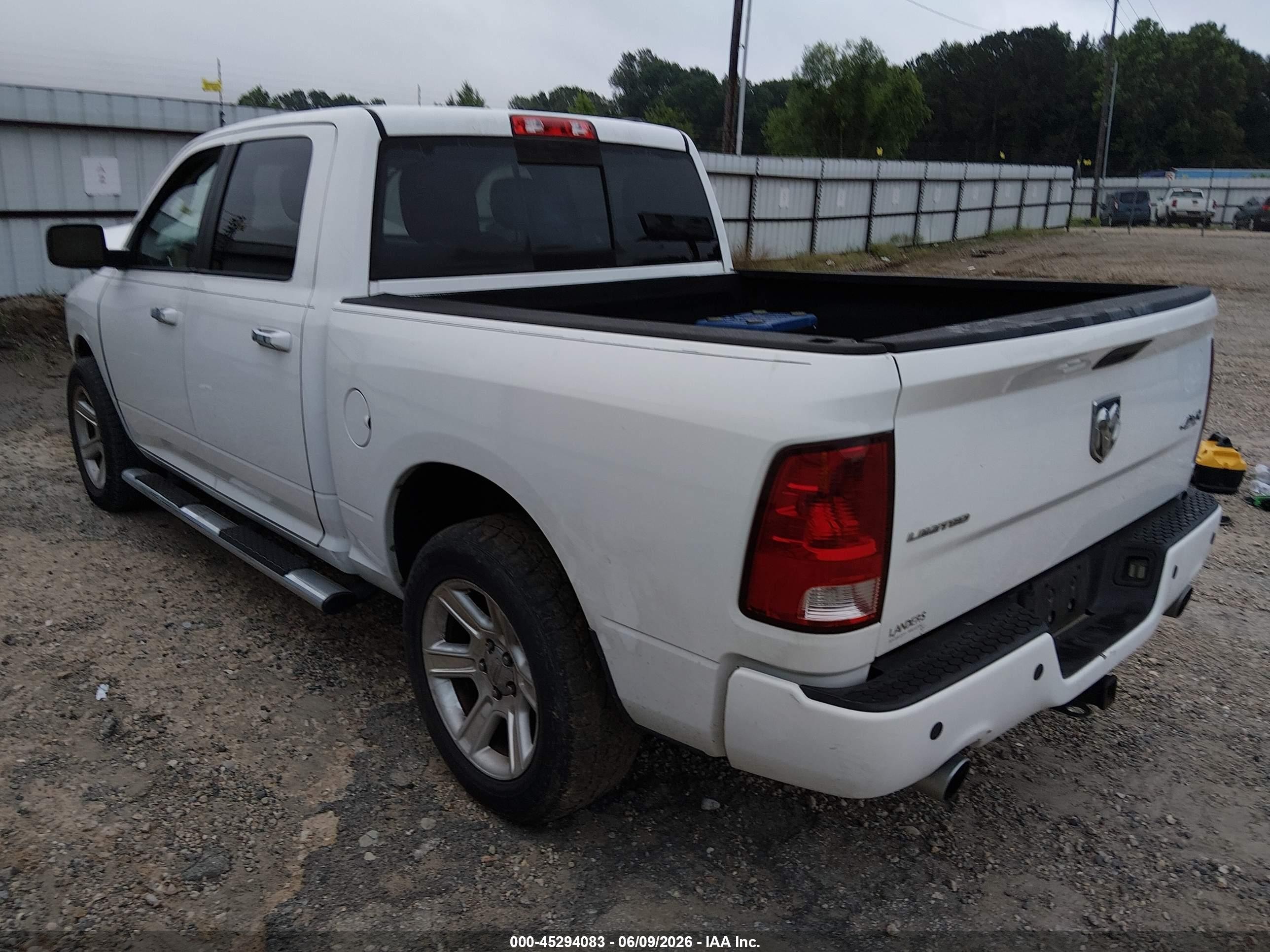 2012 Ram 1500 Laramie Longhorn/limited Edition Белый vin: 1C6RD7PT5CS348333