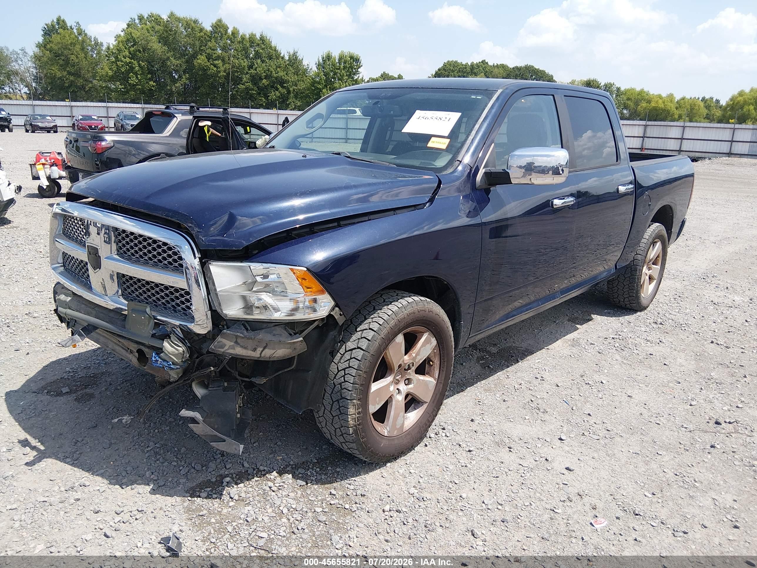2012 Ram 1500 Laramie Limited Edition Blue vin: 1C6RD7PT6CS348440