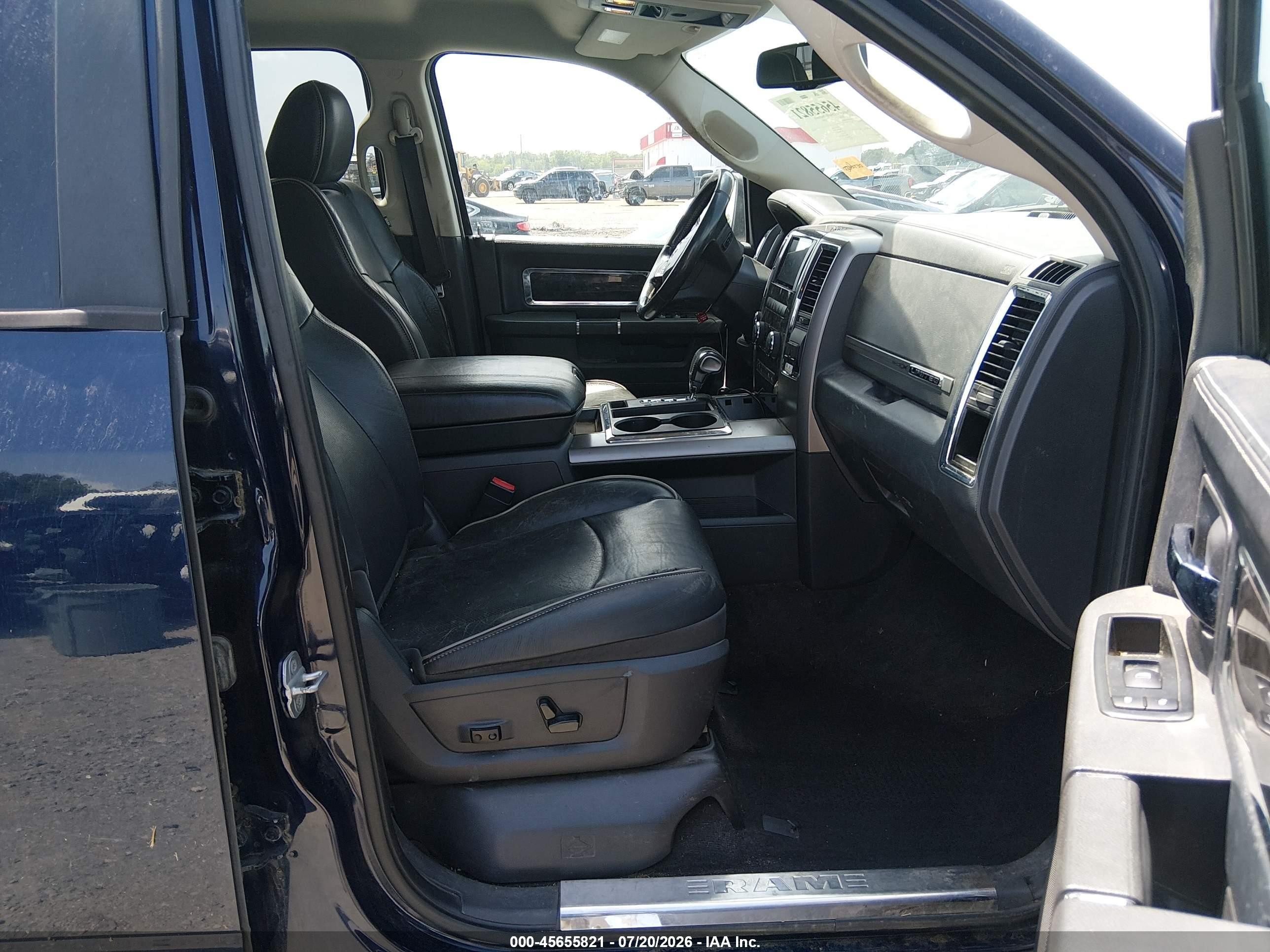 2012 Ram 1500 Laramie Limited Edition Blue vin: 1C6RD7PT6CS348440
