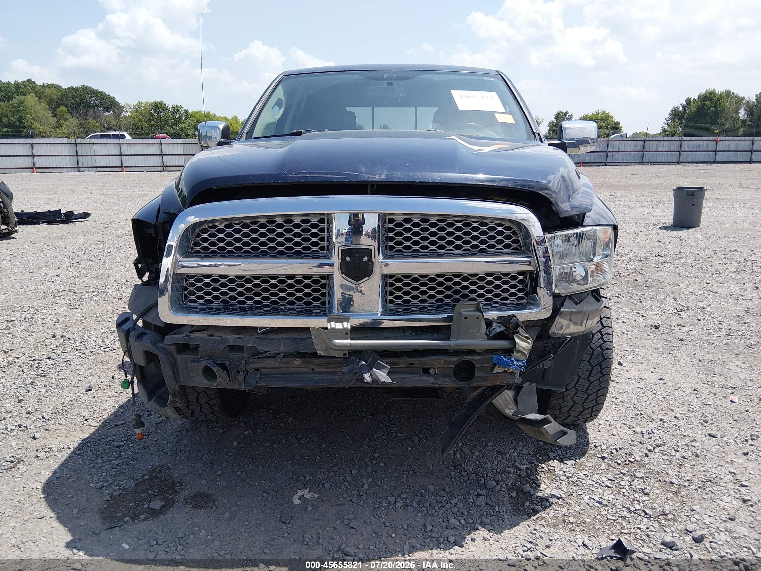 2012 Ram 1500 Laramie Limited Edition Blue vin: 1C6RD7PT6CS348440
