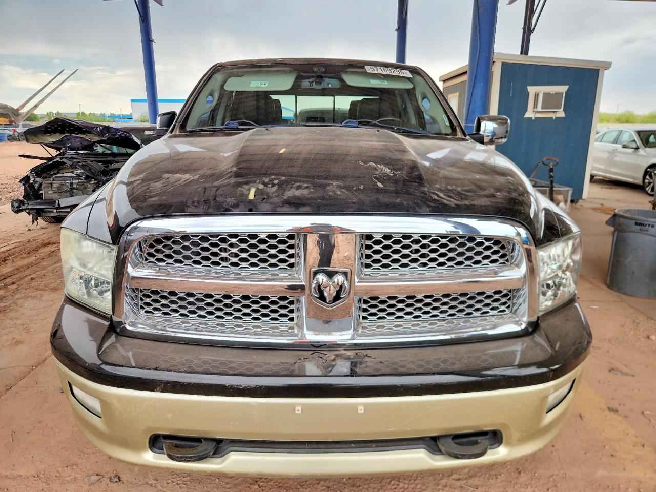 2012 Dodge Ram 1500 Longhorn Black vin: 1C6RD7PT7CS293495