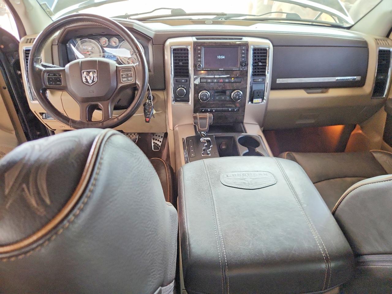 2012 Dodge Ram 1500 Longhorn Black vin: 1C6RD7PT7CS293495
