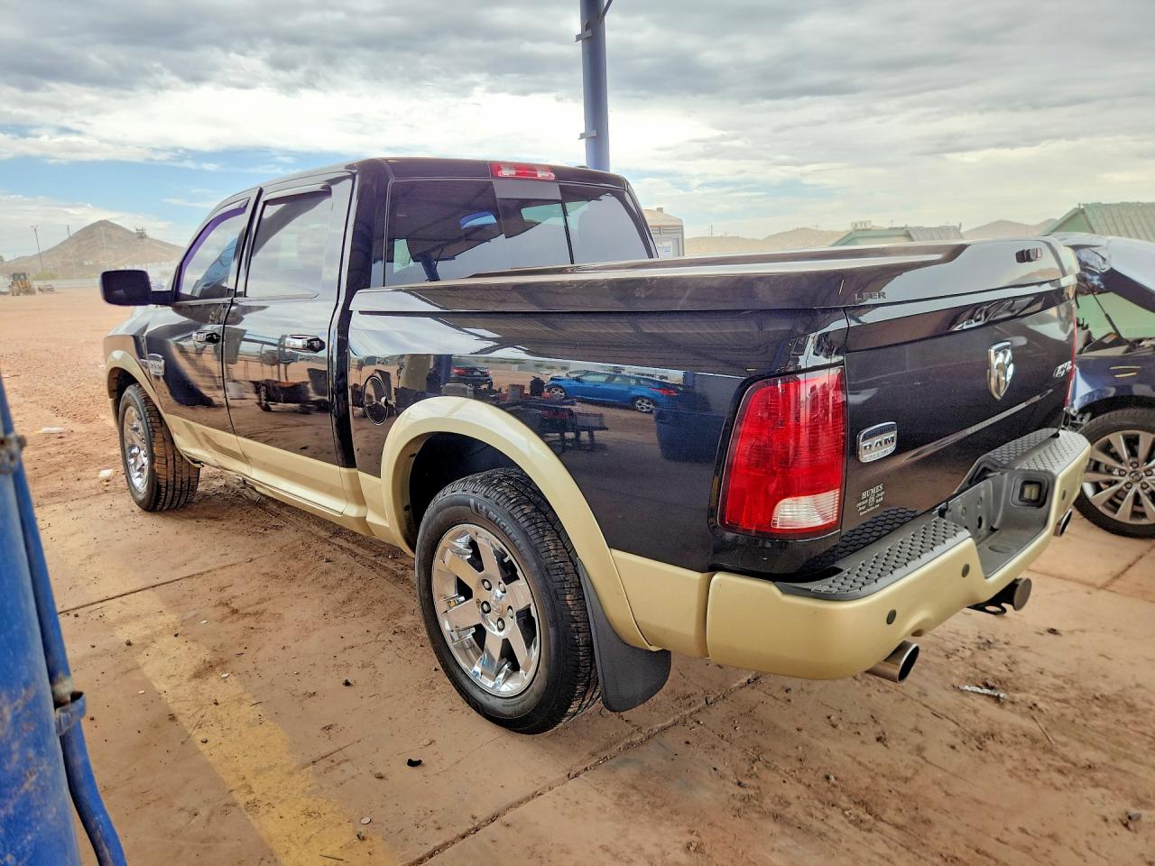 2012 Dodge Ram 1500 Longhorn Black vin: 1C6RD7PT7CS293495