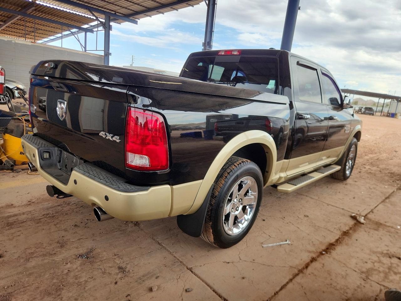2012 Dodge Ram 1500 Longhorn Black vin: 1C6RD7PT7CS293495